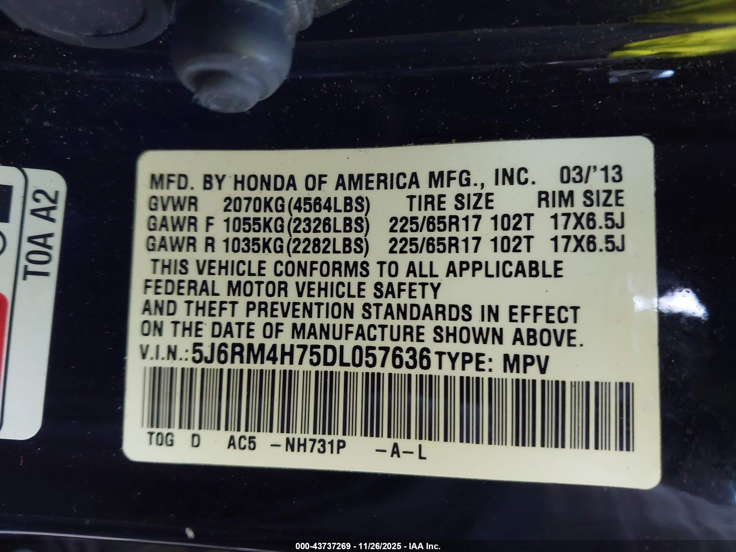HONDA CR-V image 9