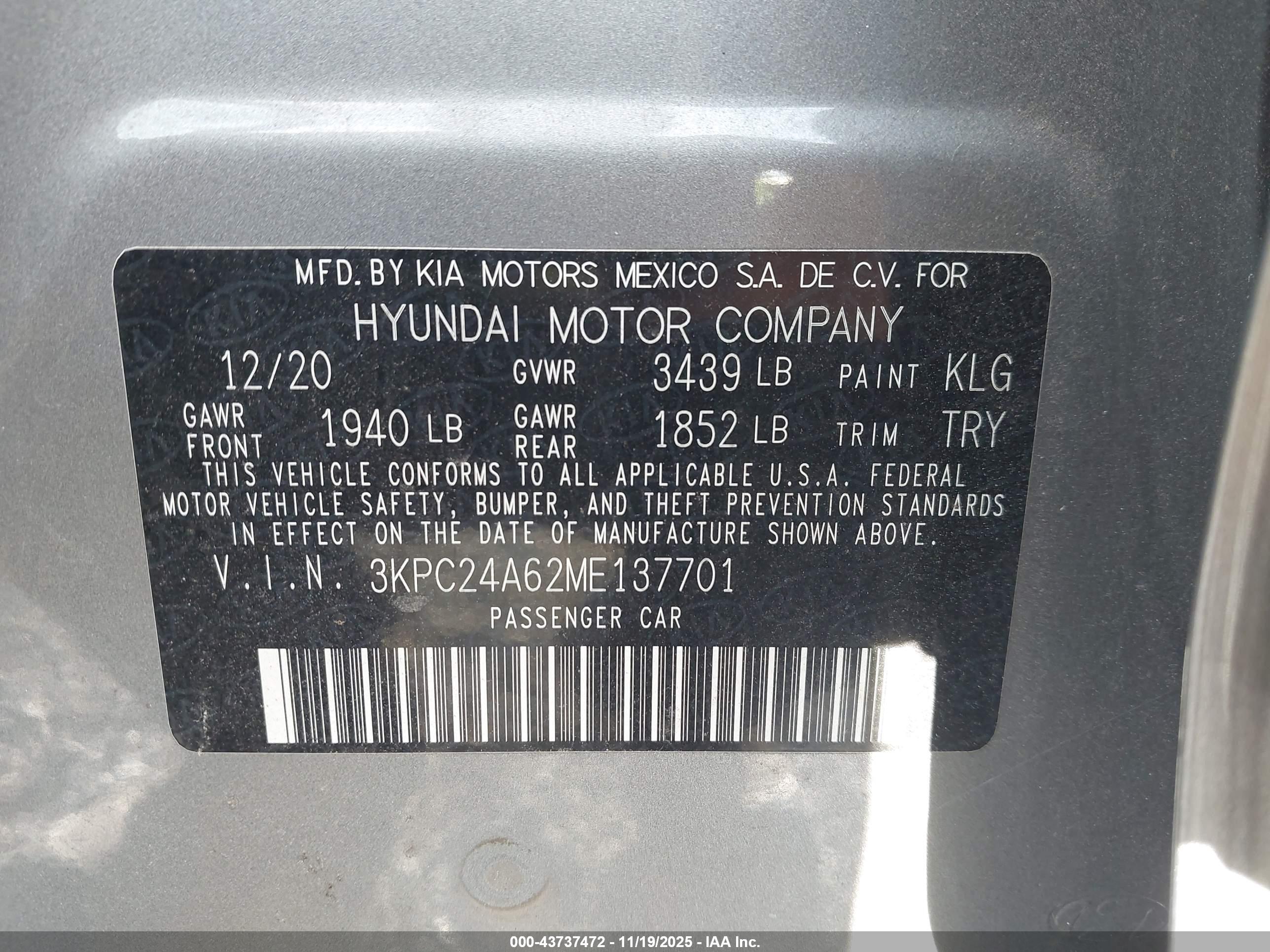 HYUNDAI ACCENT image 9