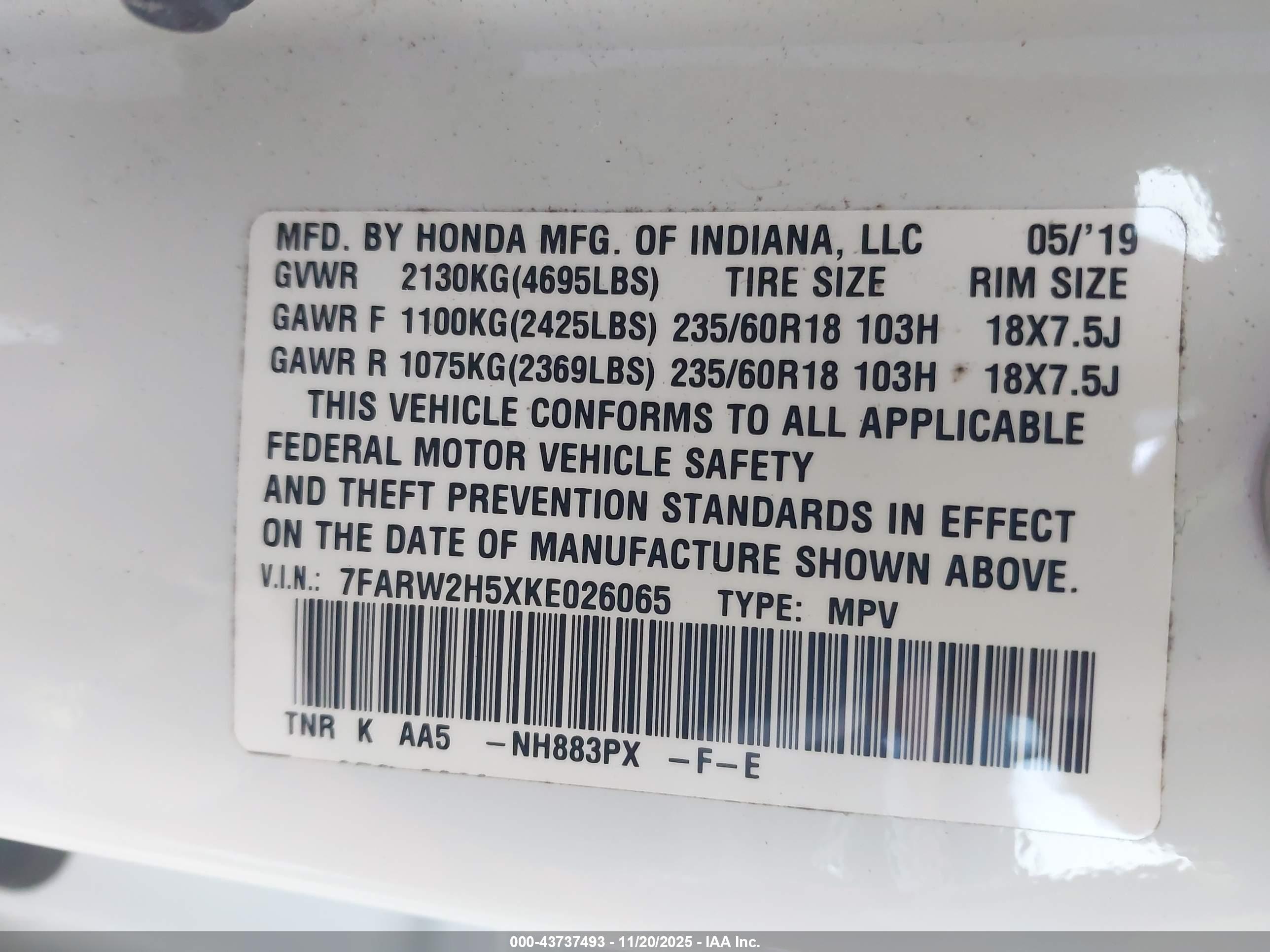HONDA CR-V image 9