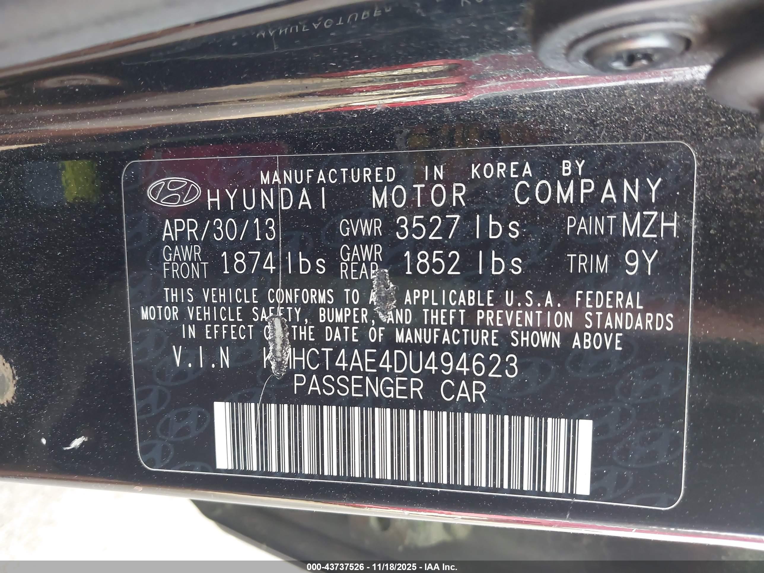 HYUNDAI ACCENT image 9