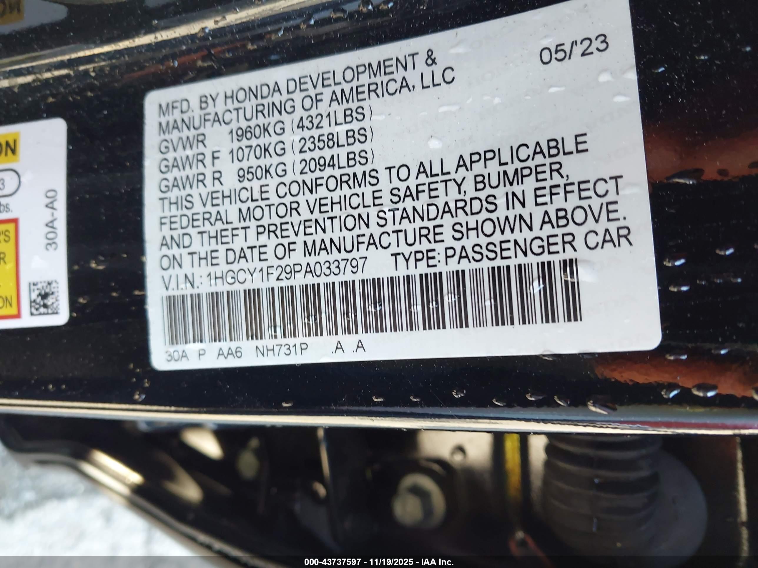 HONDA ACCORD image 9