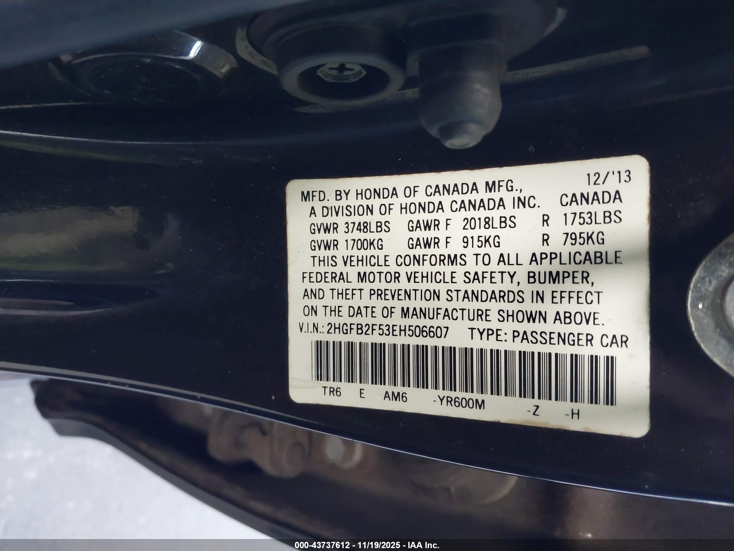 HONDA CIVIC image 9