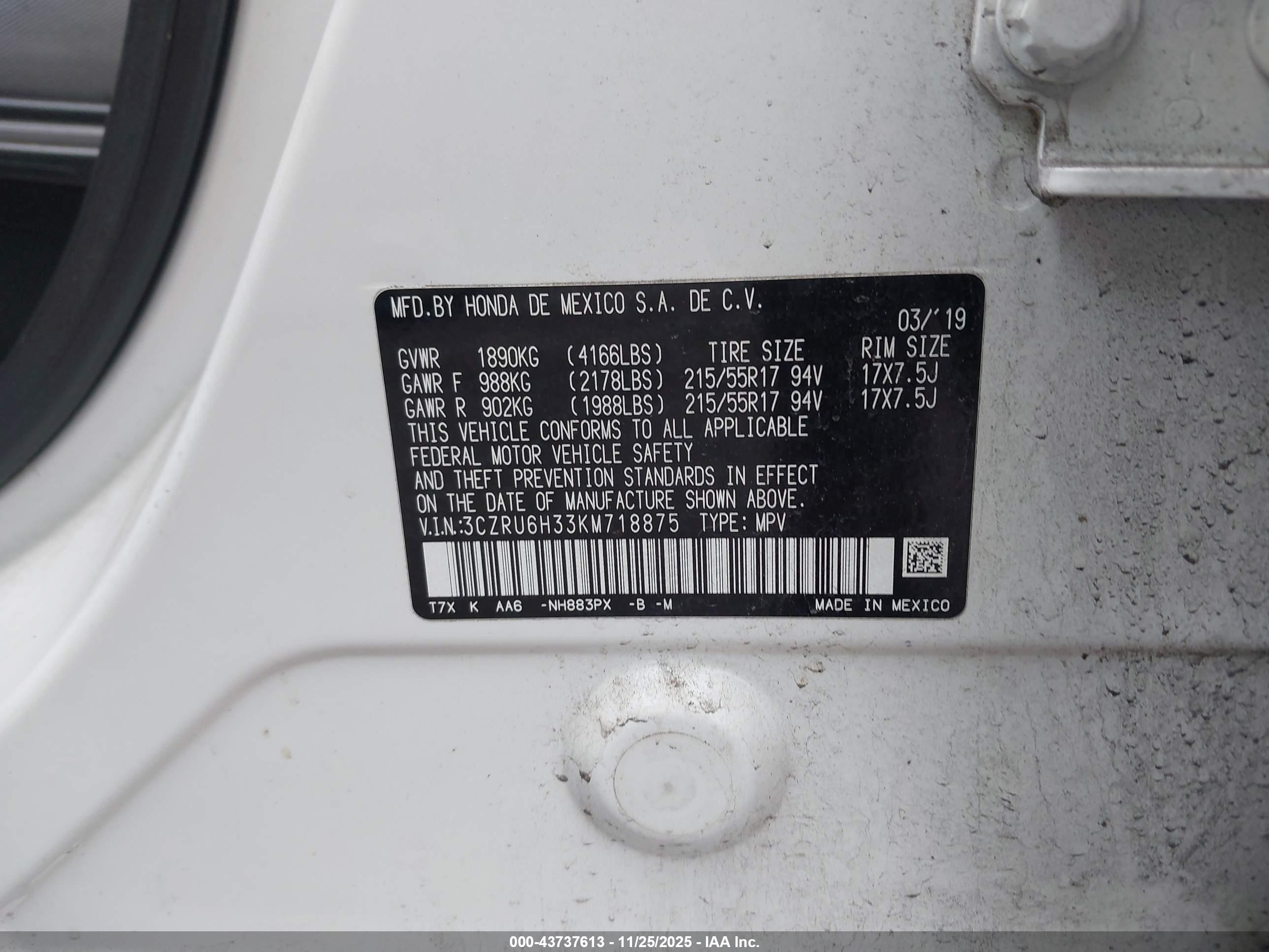 HONDA HR-V image 9