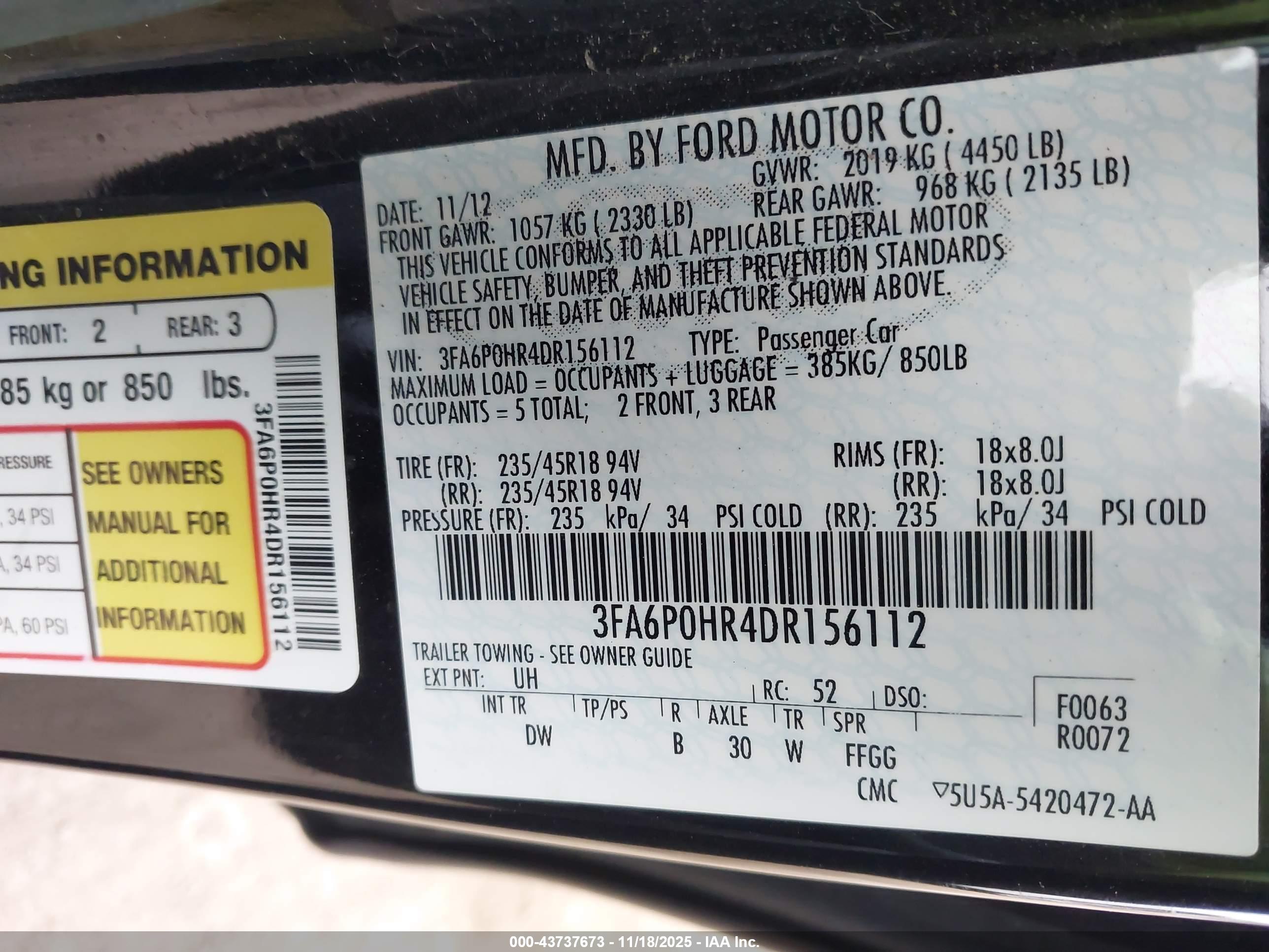 FORD FUSION image 9