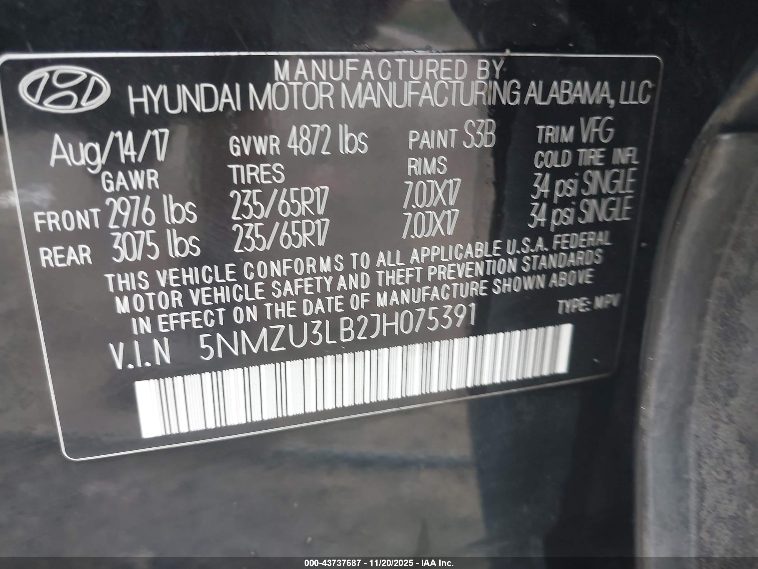 HYUNDAI SANTA image 9