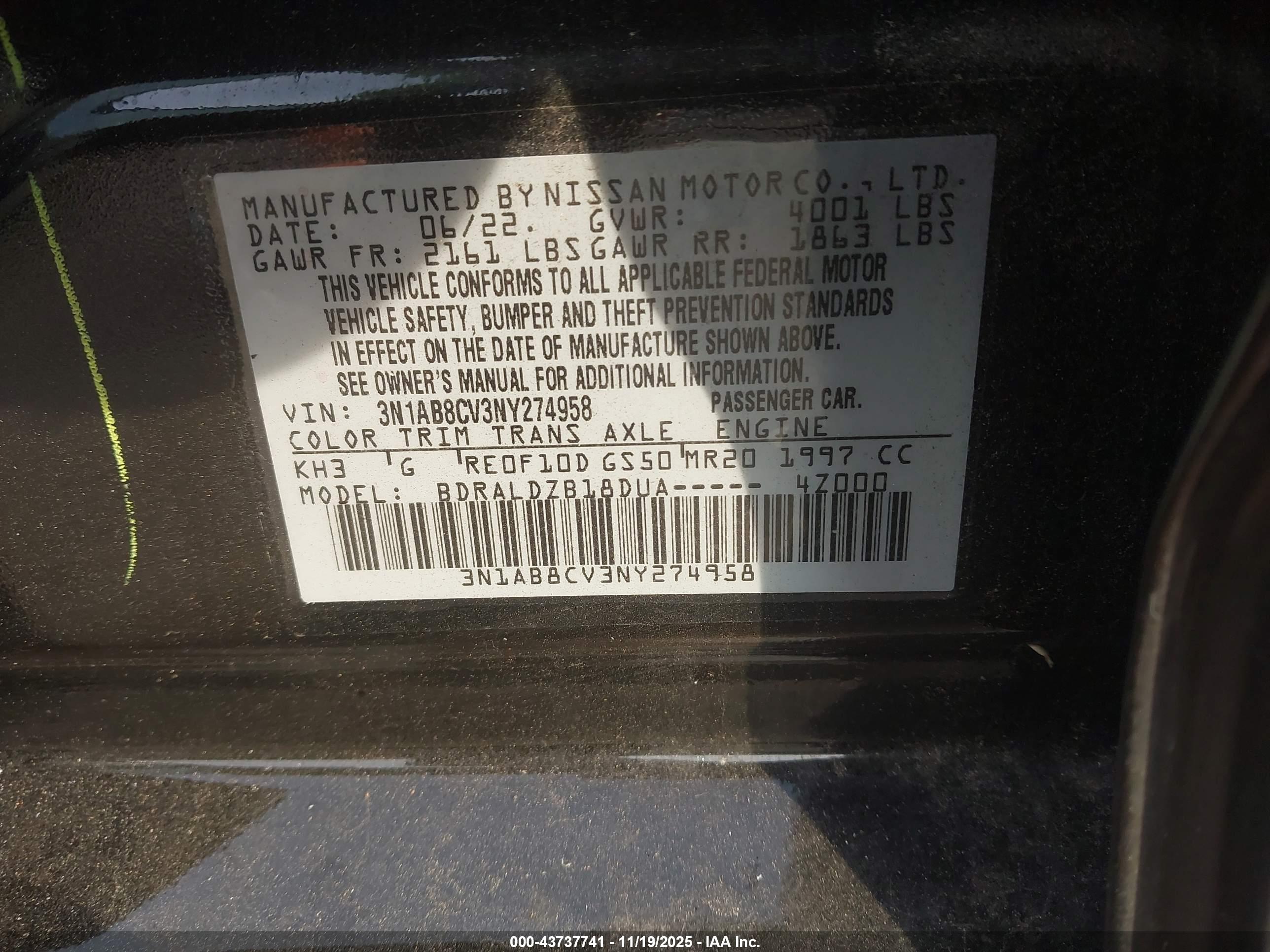 NISSAN SENTRA image 9