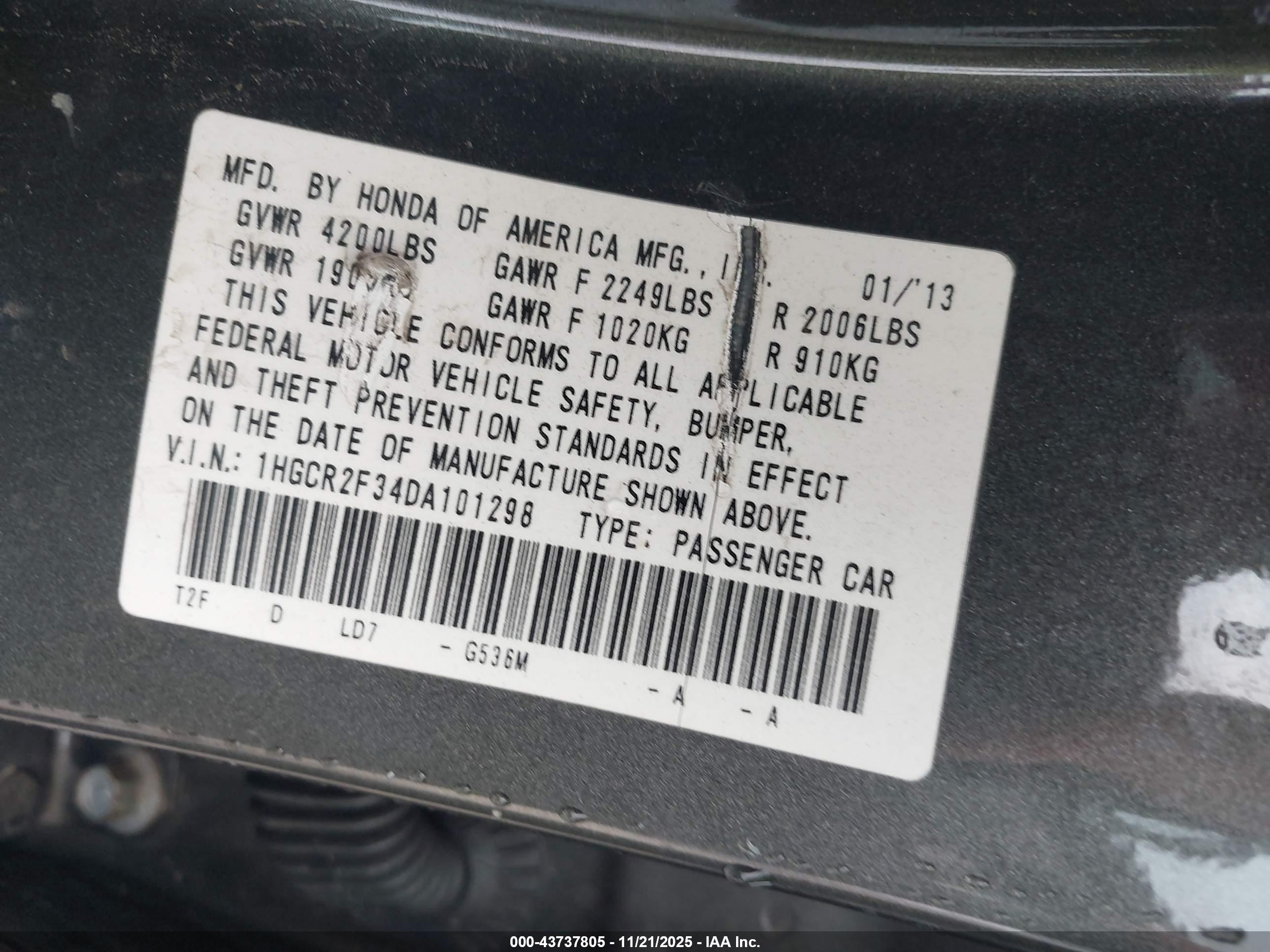 HONDA ACCORD image 9