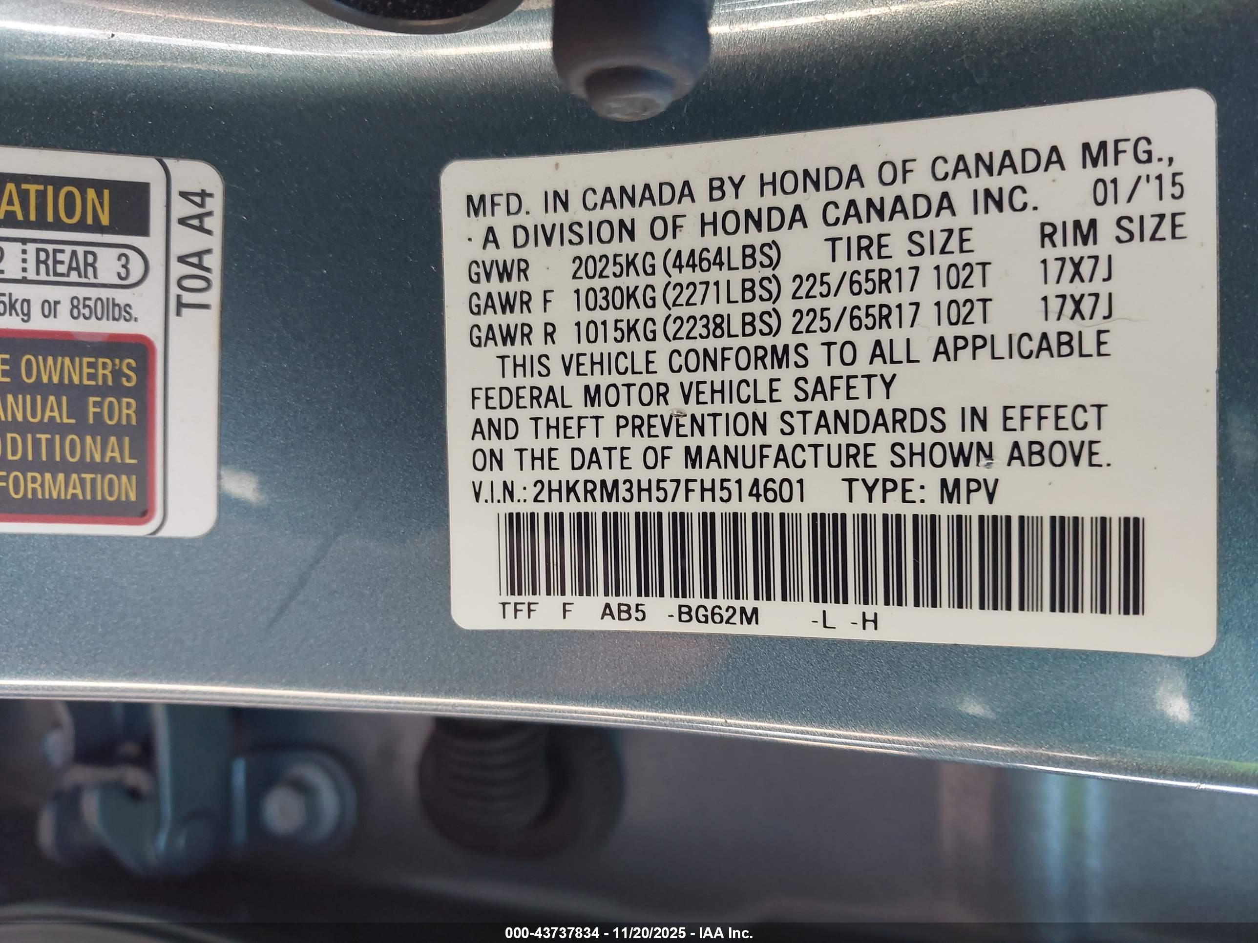 HONDA CR-V image 9