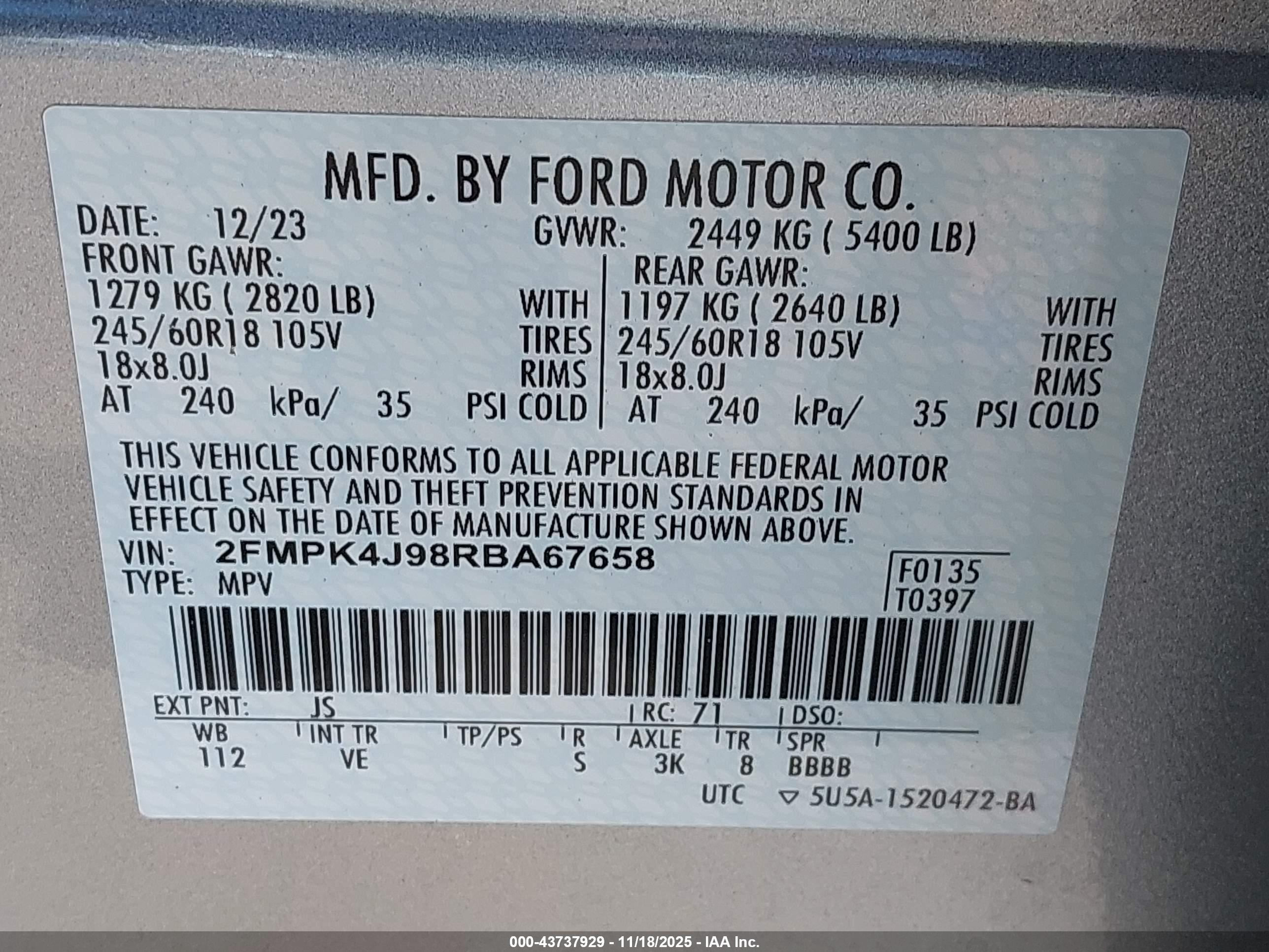 FORD EDGE image 9