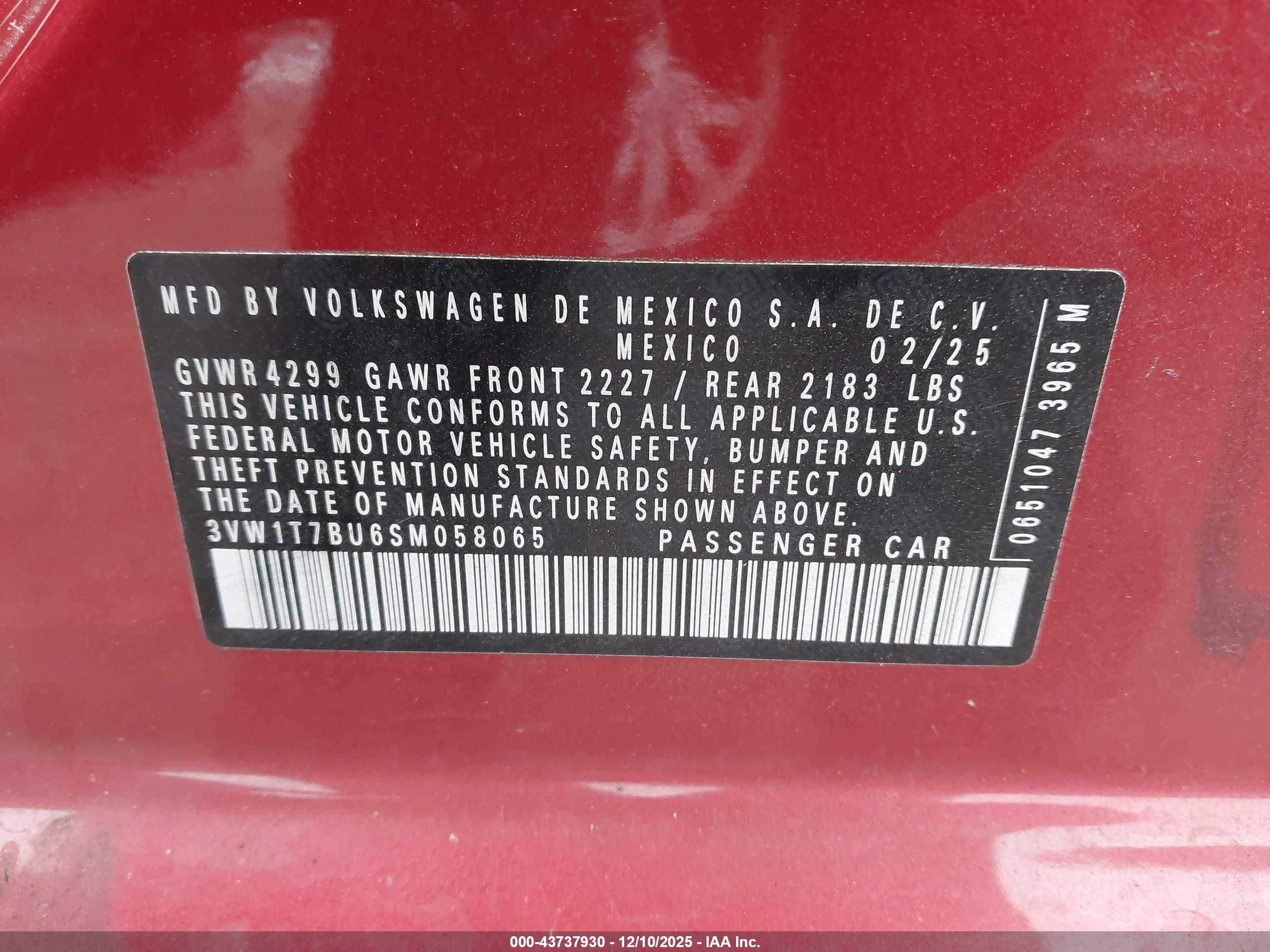 VOLKSWAGEN JETTA image 9