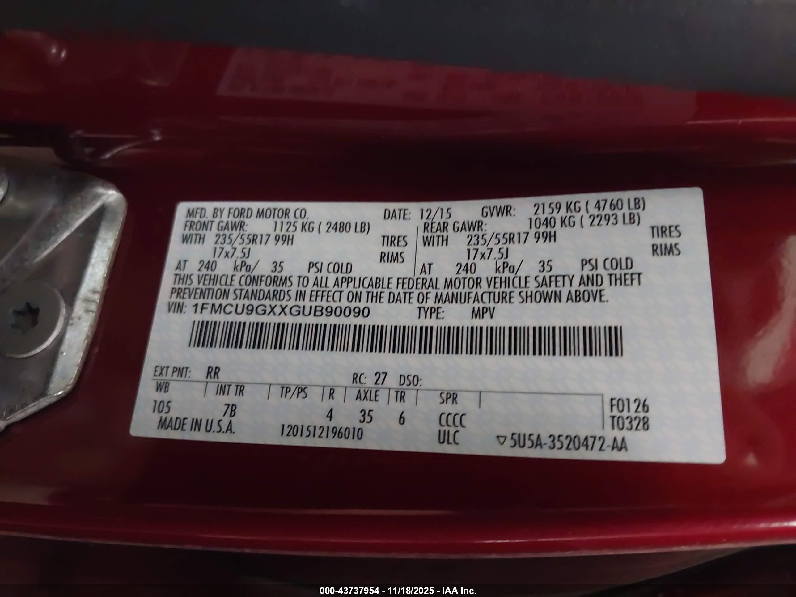 FORD ESCAPE image 9