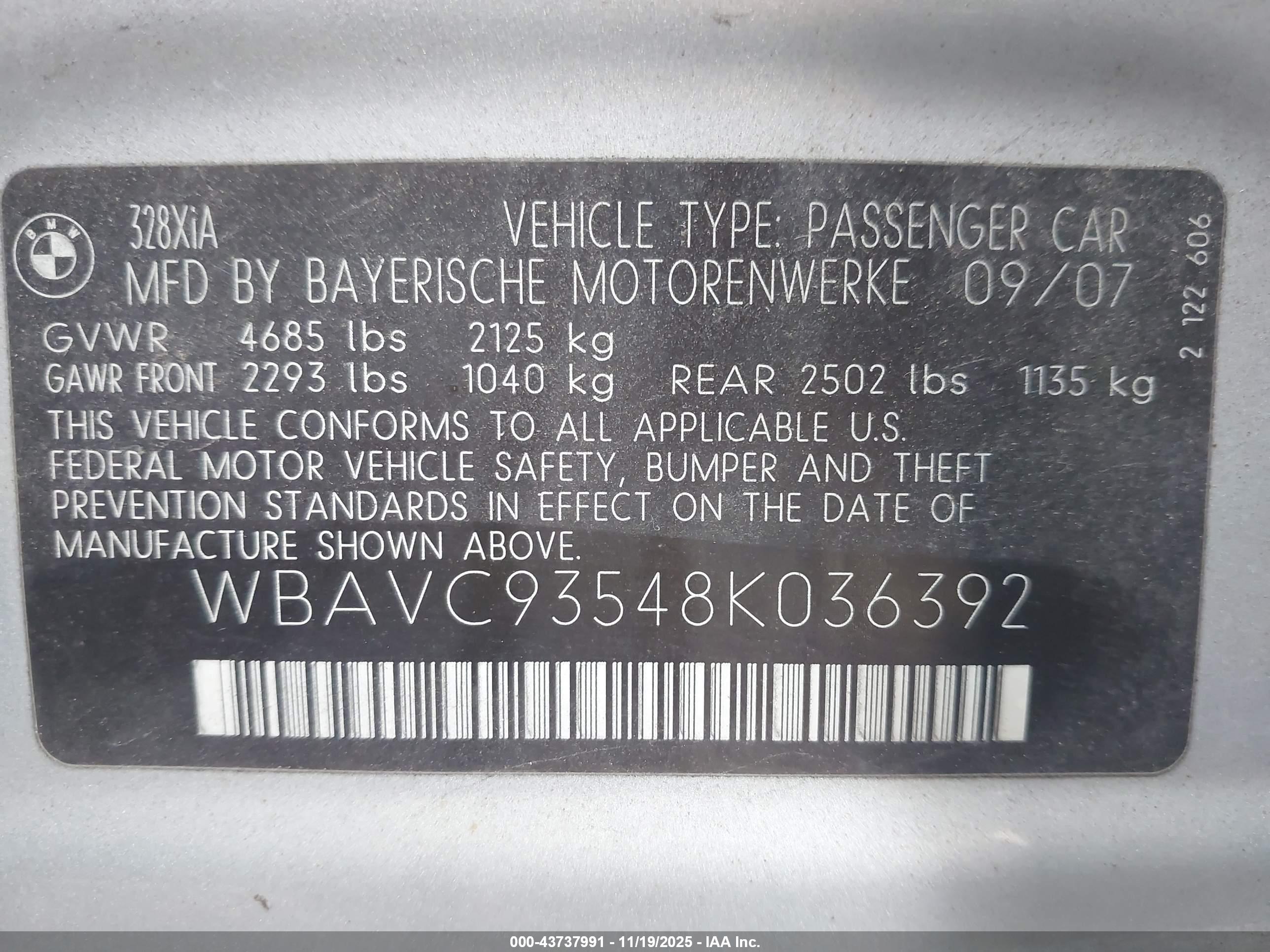 BMW 328XI image 9