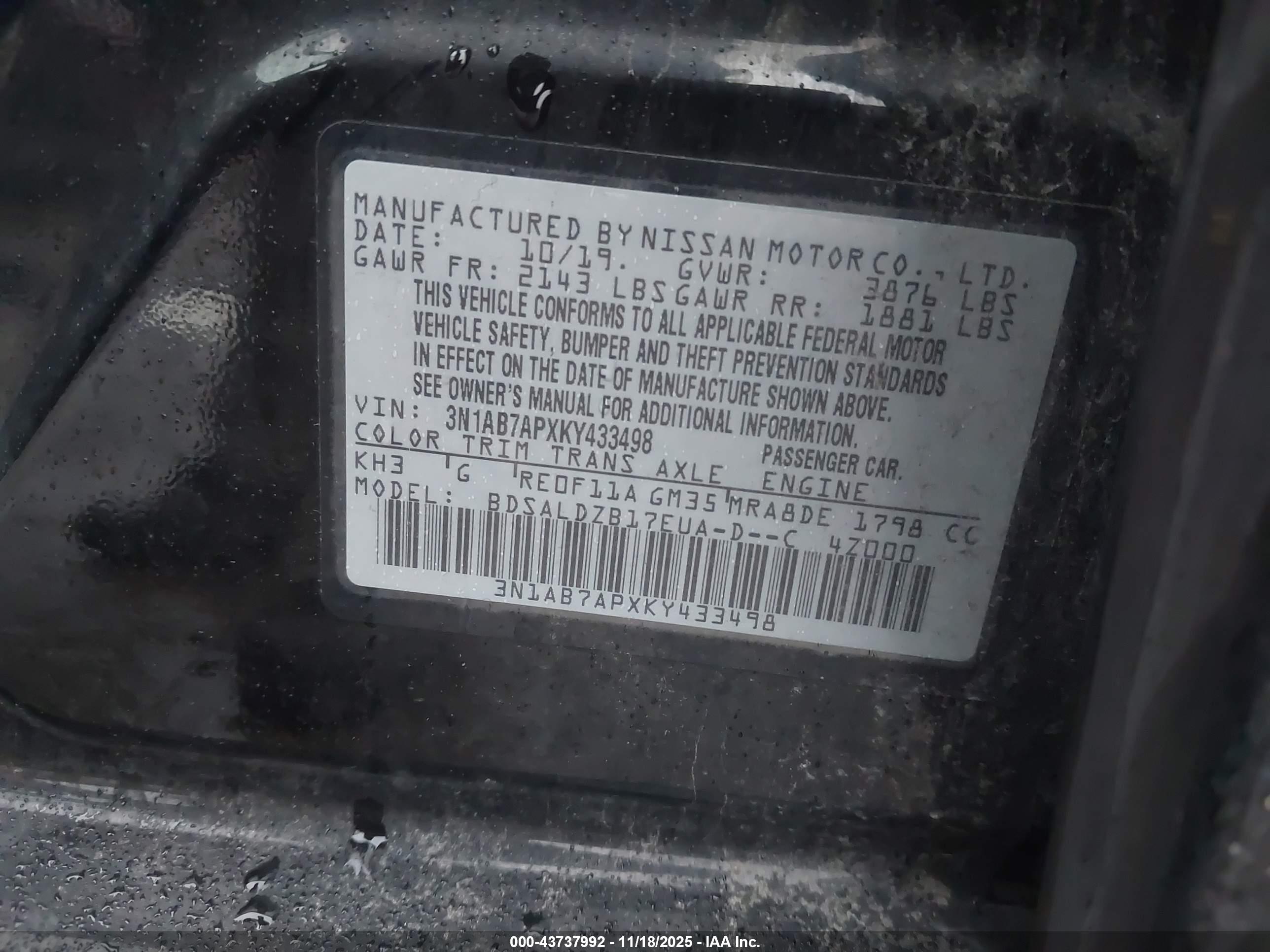 NISSAN SENTRA image 9