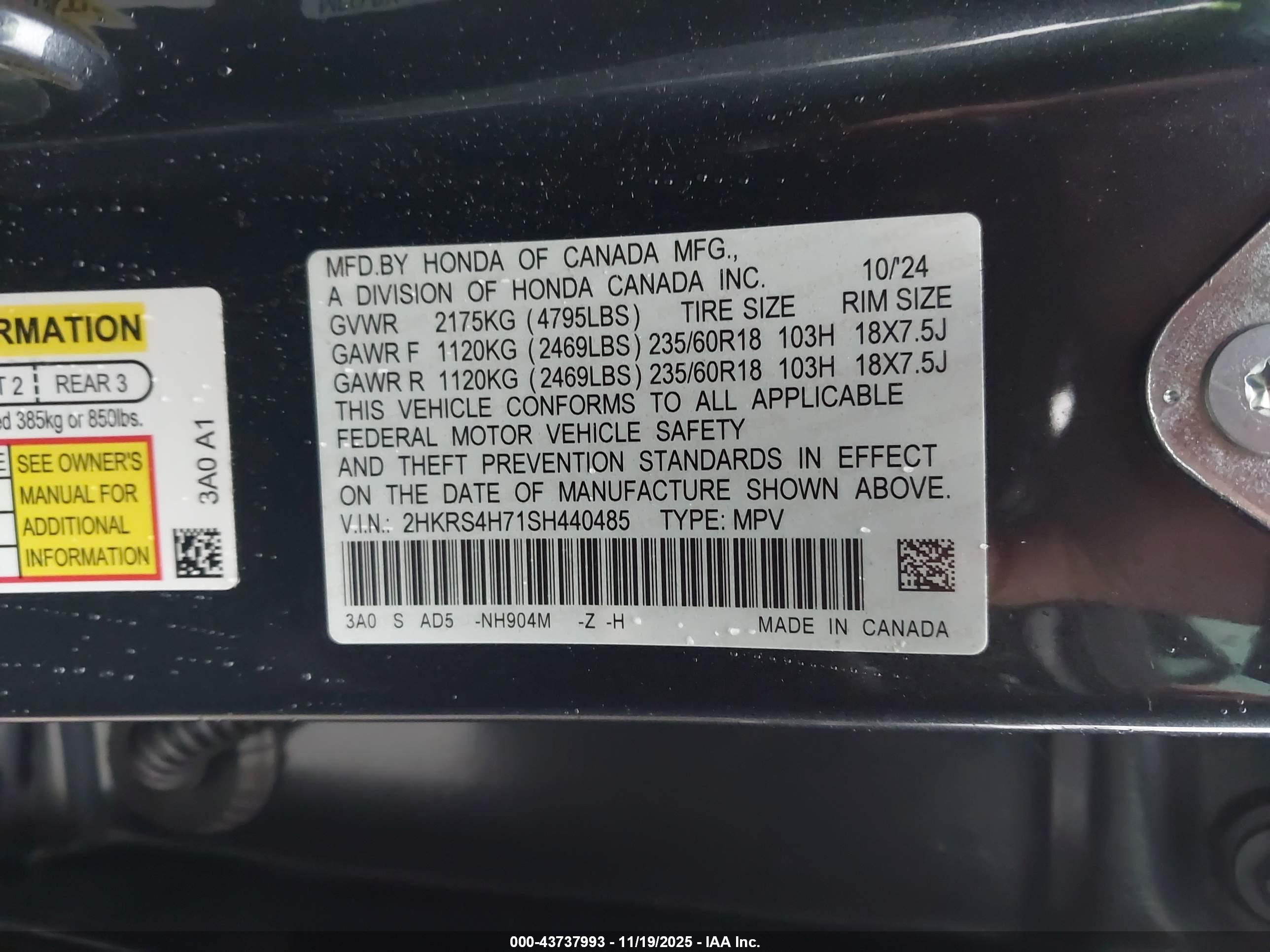 HONDA CR-V image 9