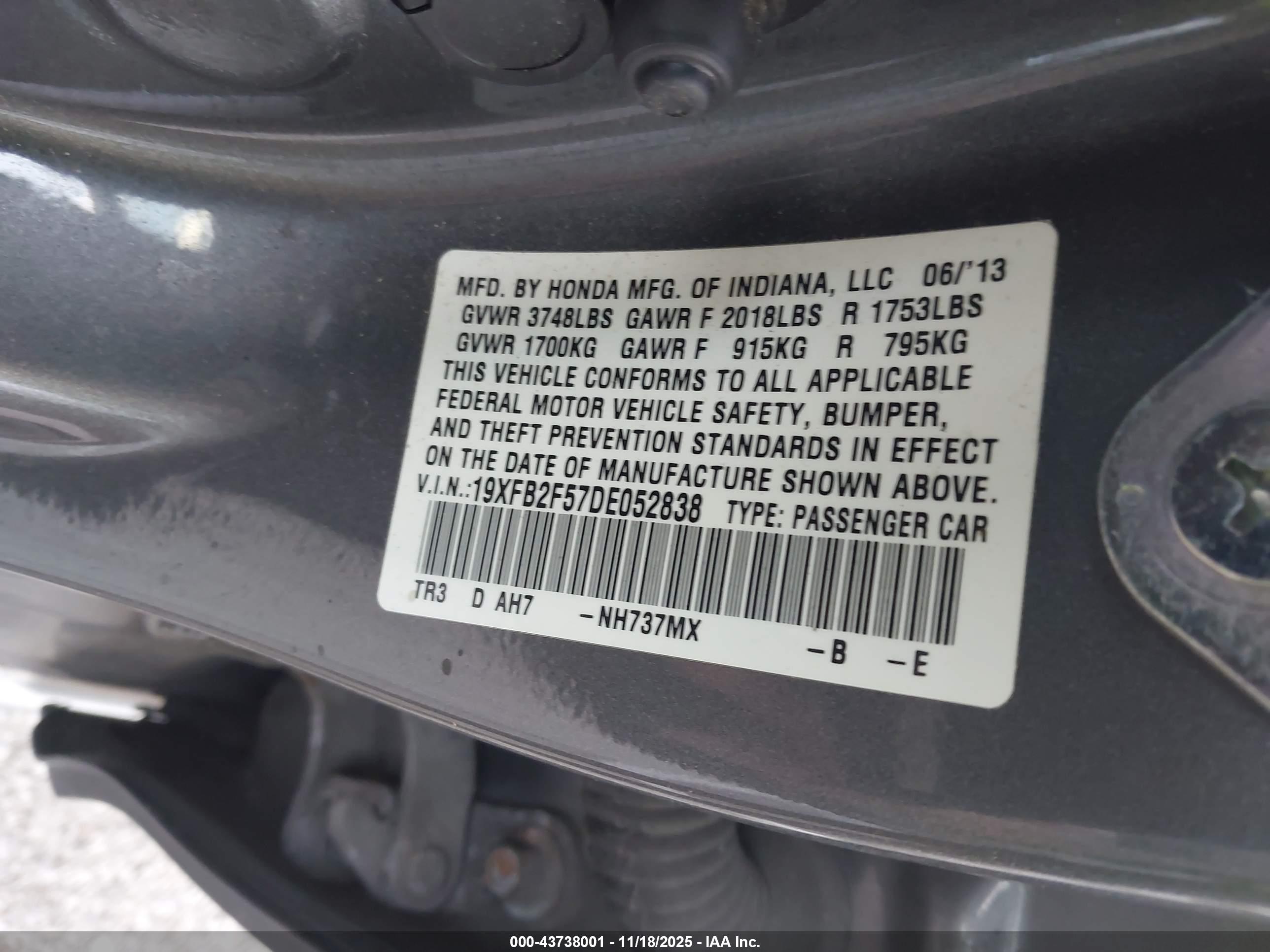 HONDA CIVIC image 9