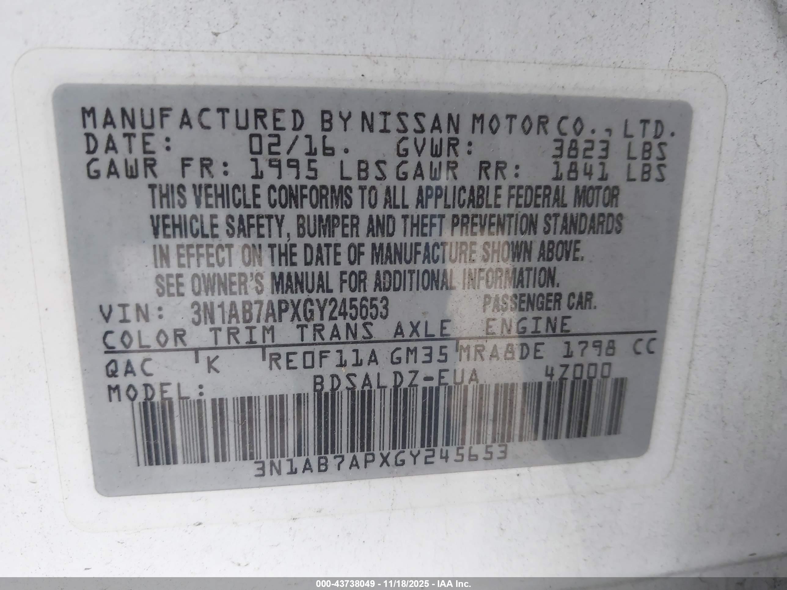 NISSAN SENTRA image 9