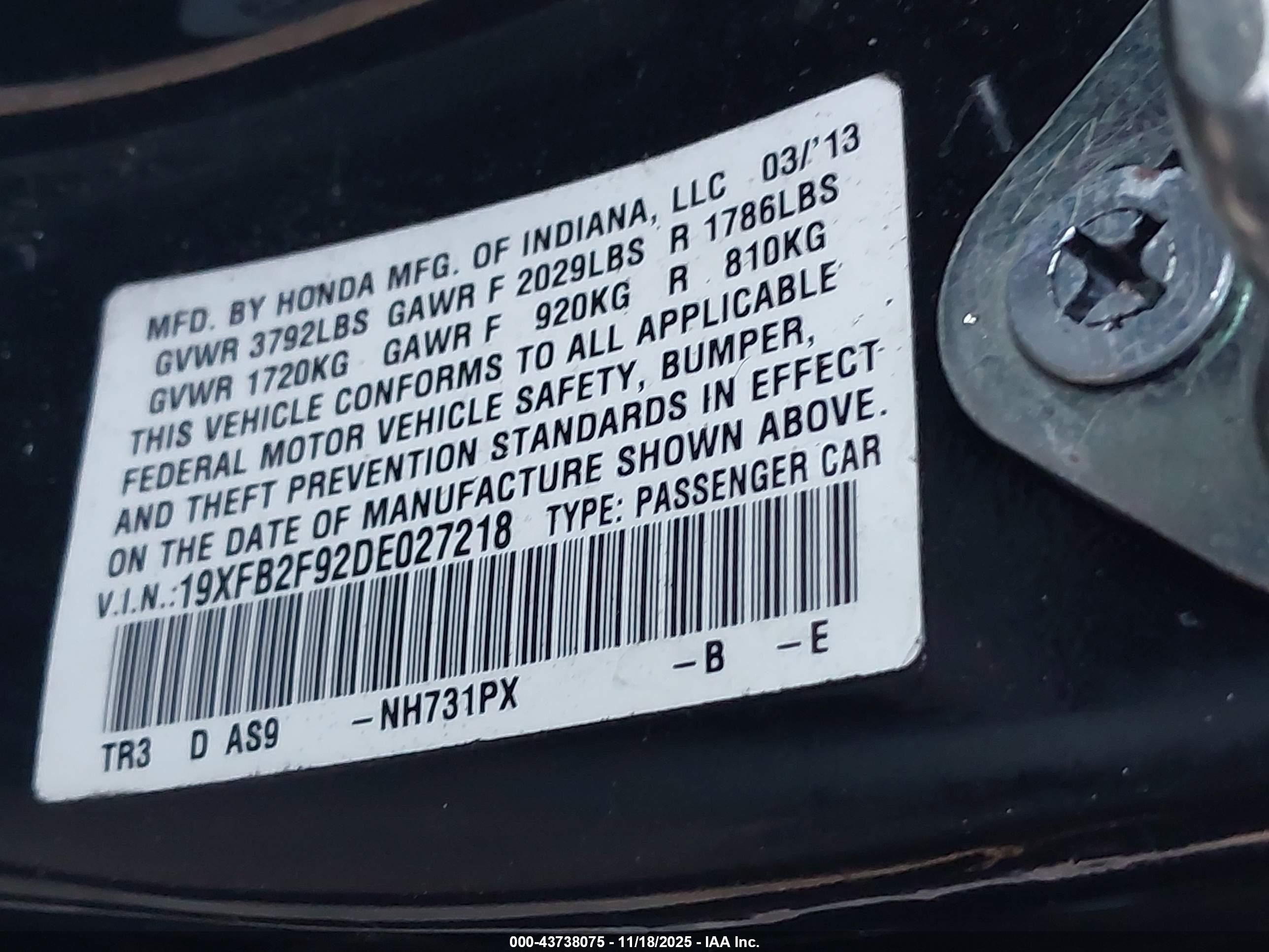 HONDA CIVIC image 9