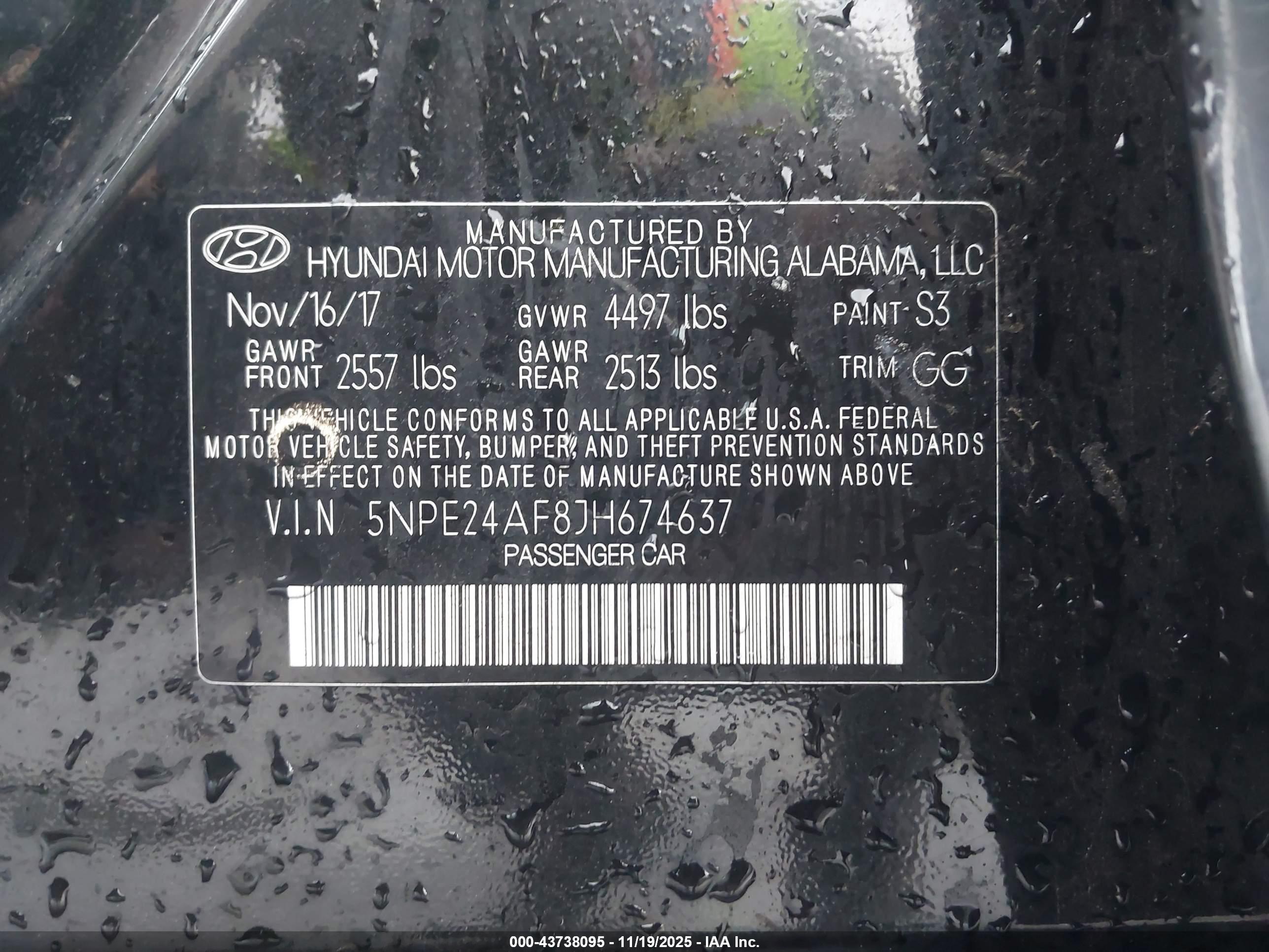 HYUNDAI SONATA image 9