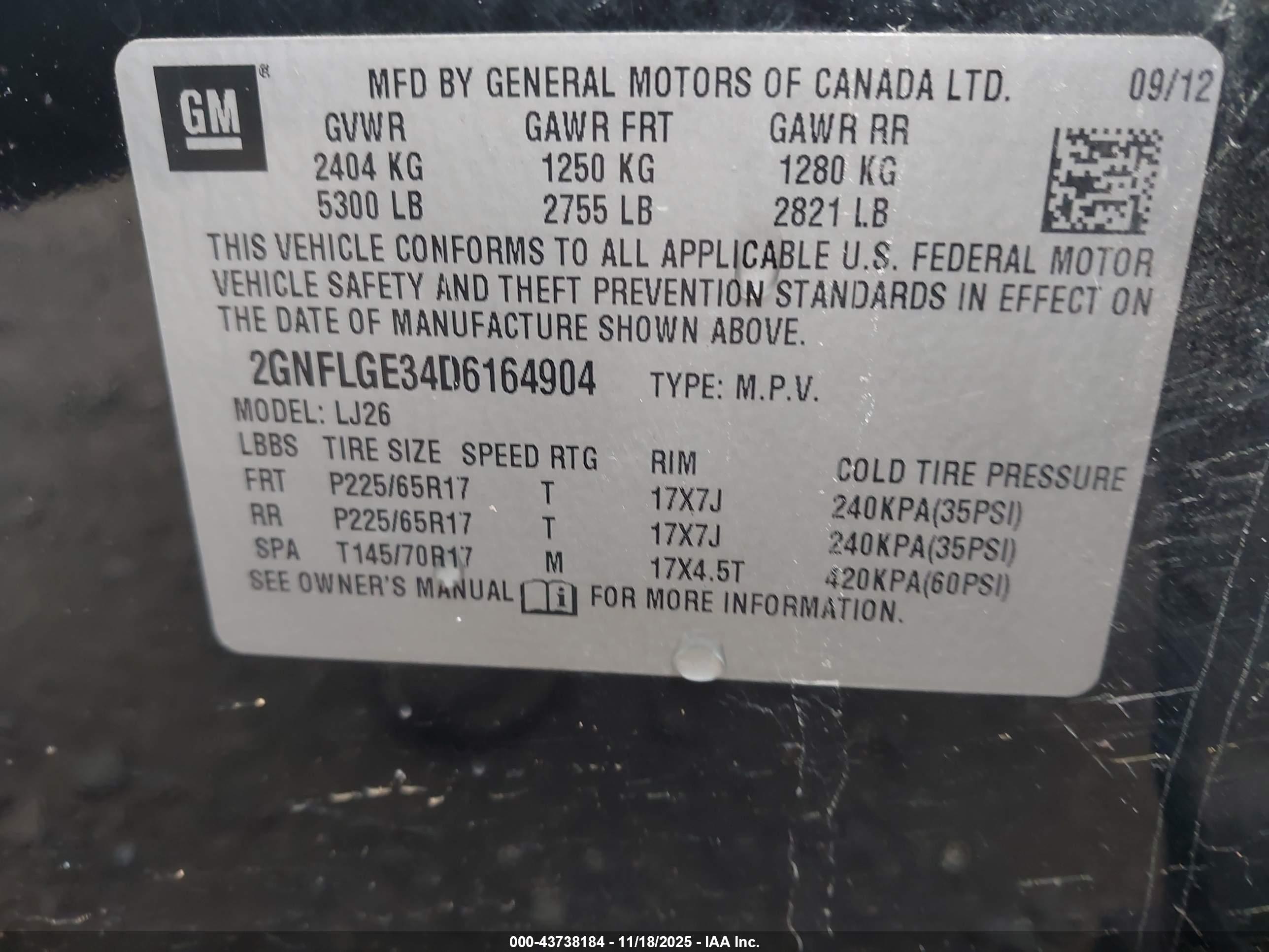 CHEVROLET EQUINOX image 9