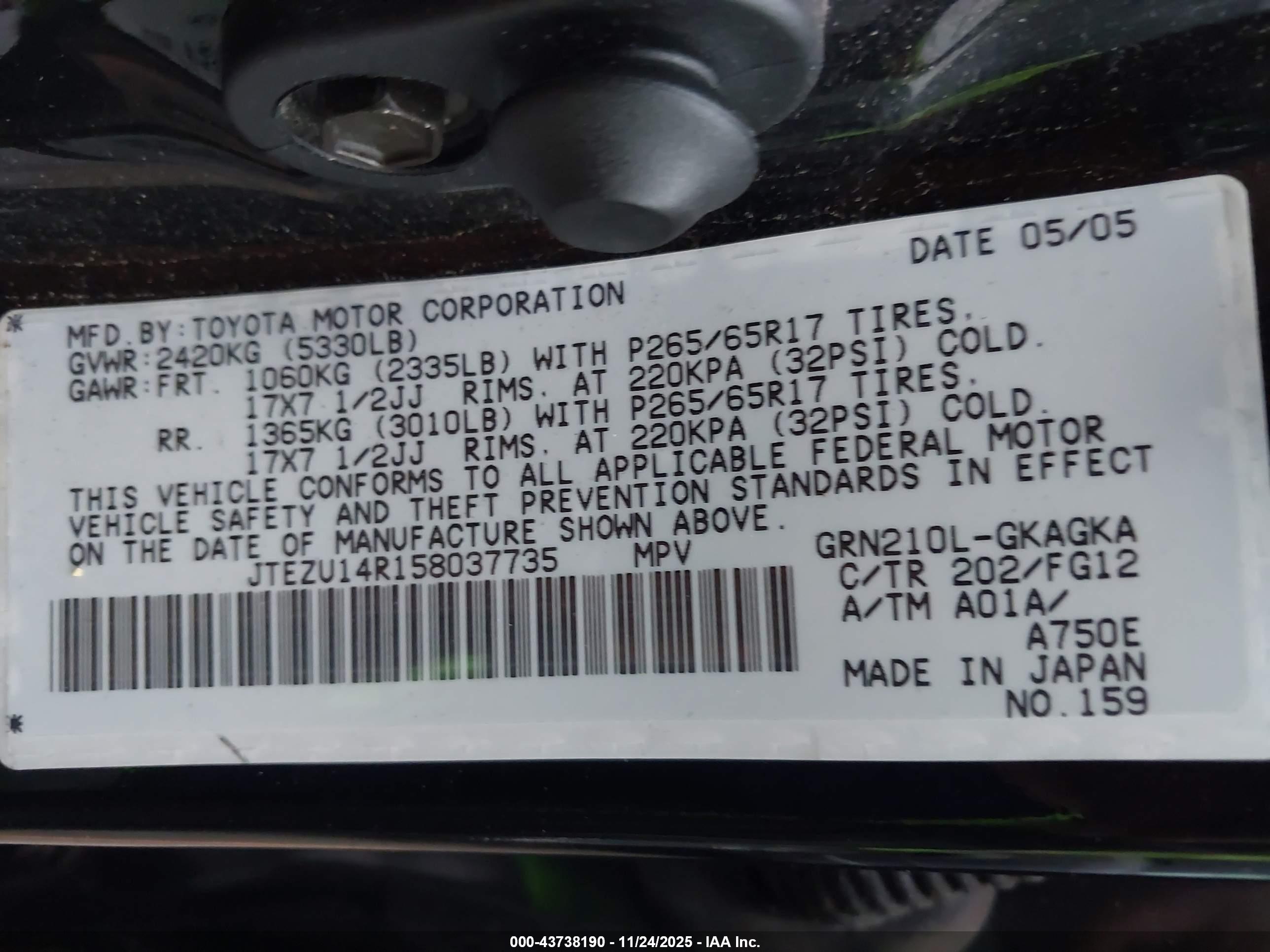 TOYOTA 4RUNNER image 9