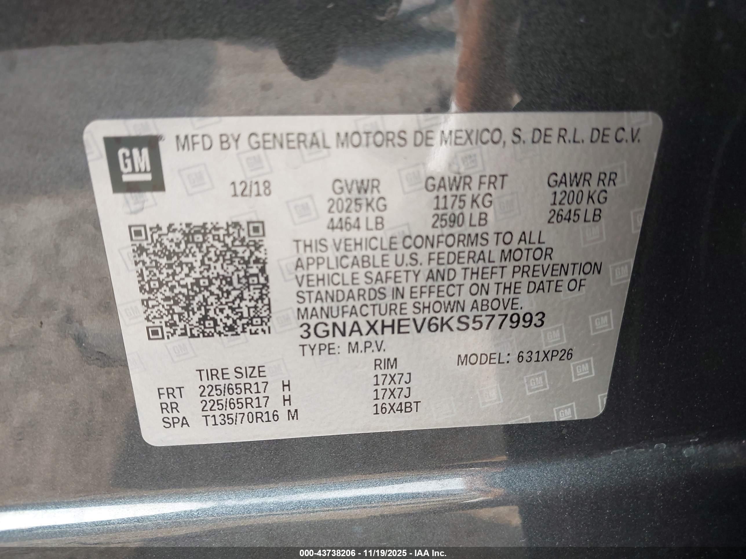 CHEVROLET EQUINOX image 9