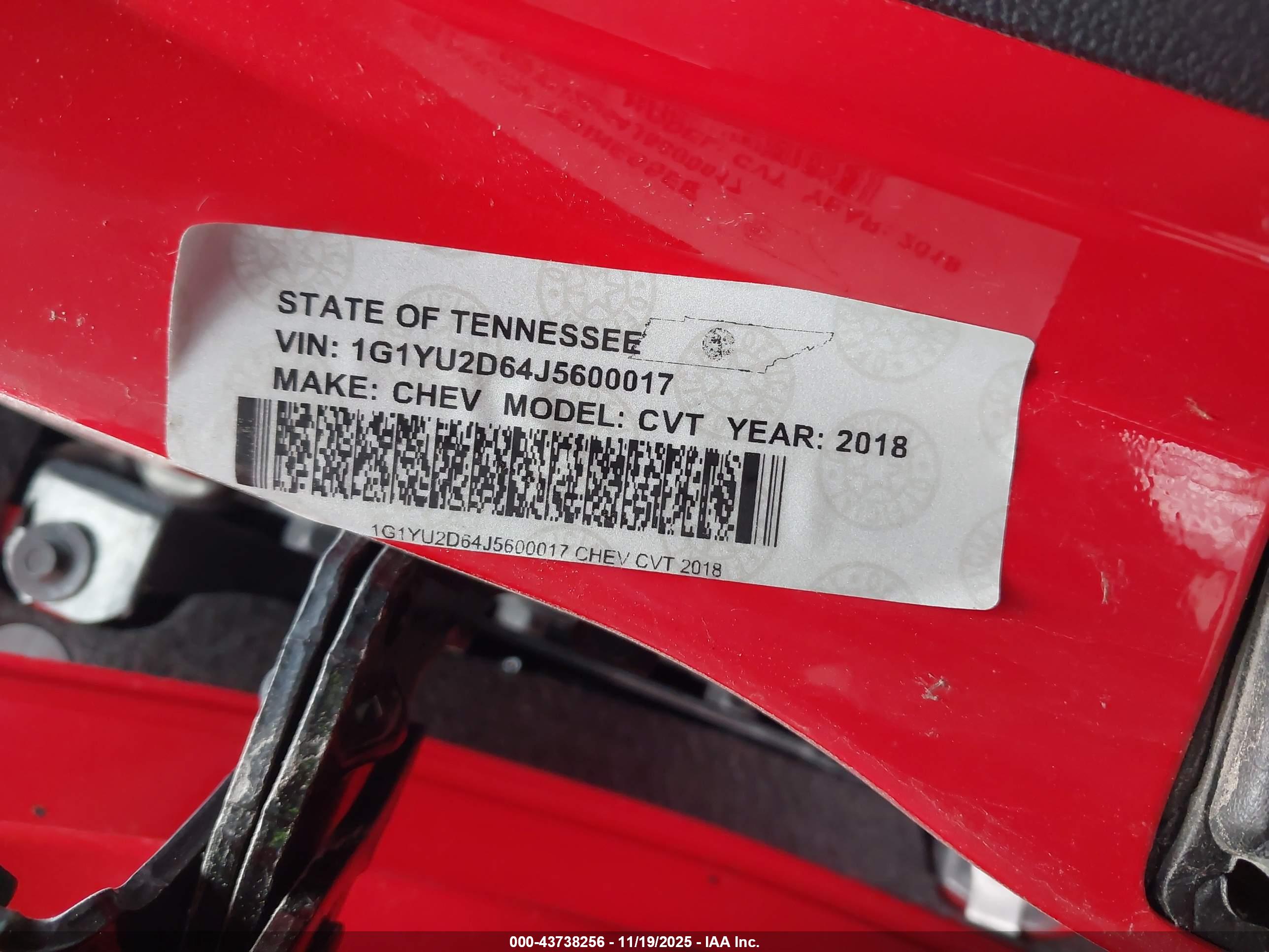 CHEVROLET CORVETTE image 9