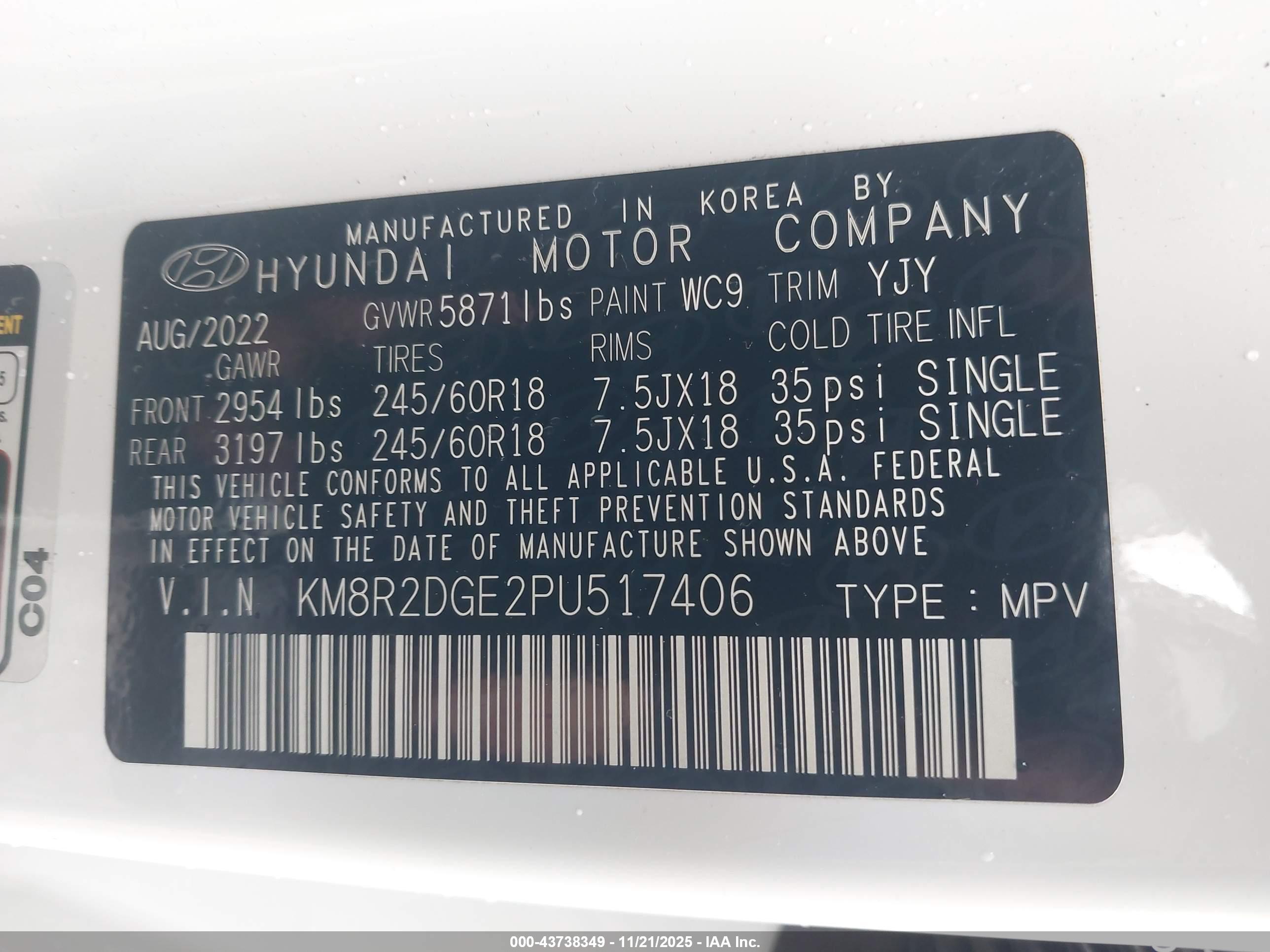 HYUNDAI PALISADE image 9