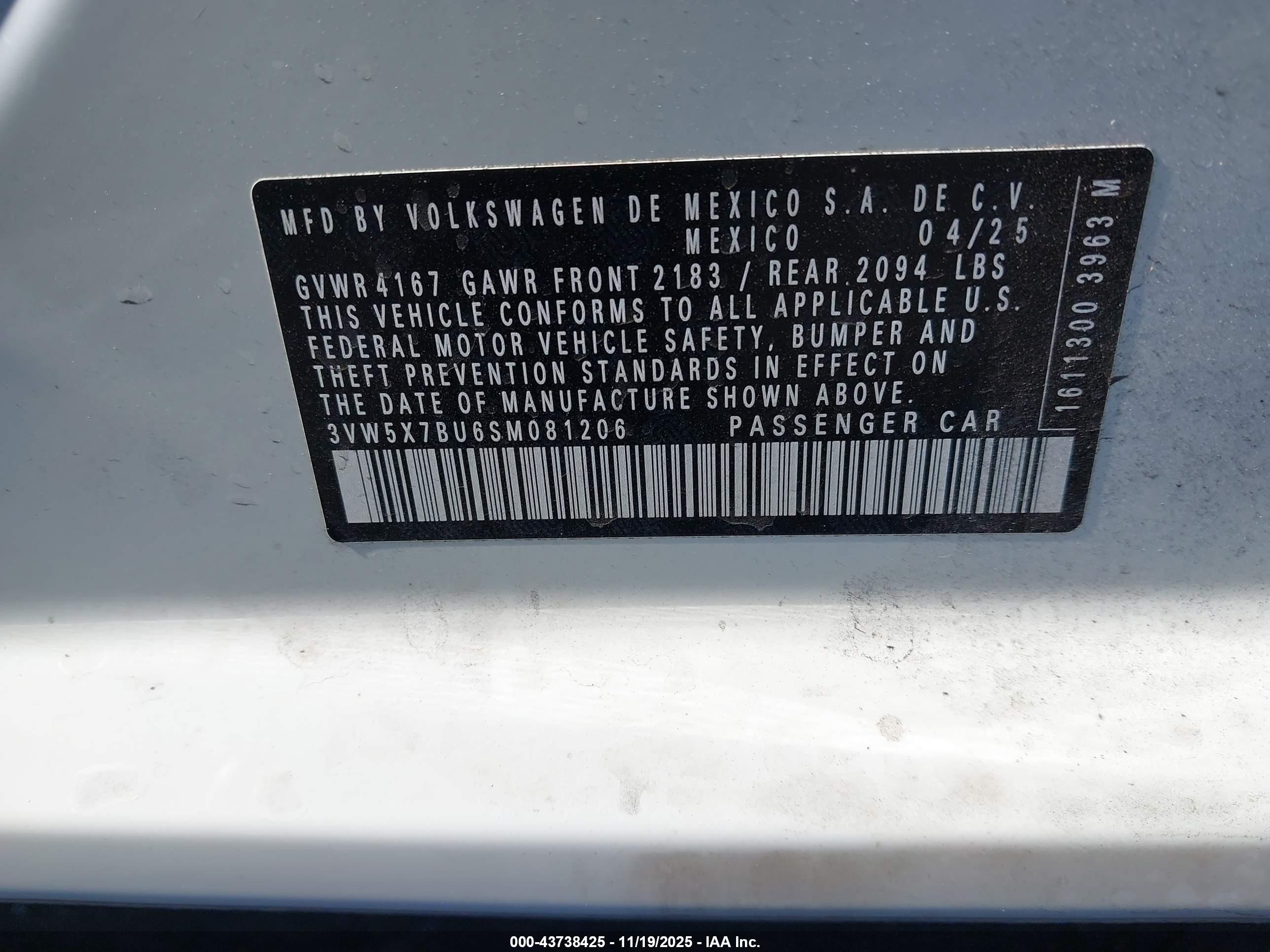 VOLKSWAGEN JETTA image 9