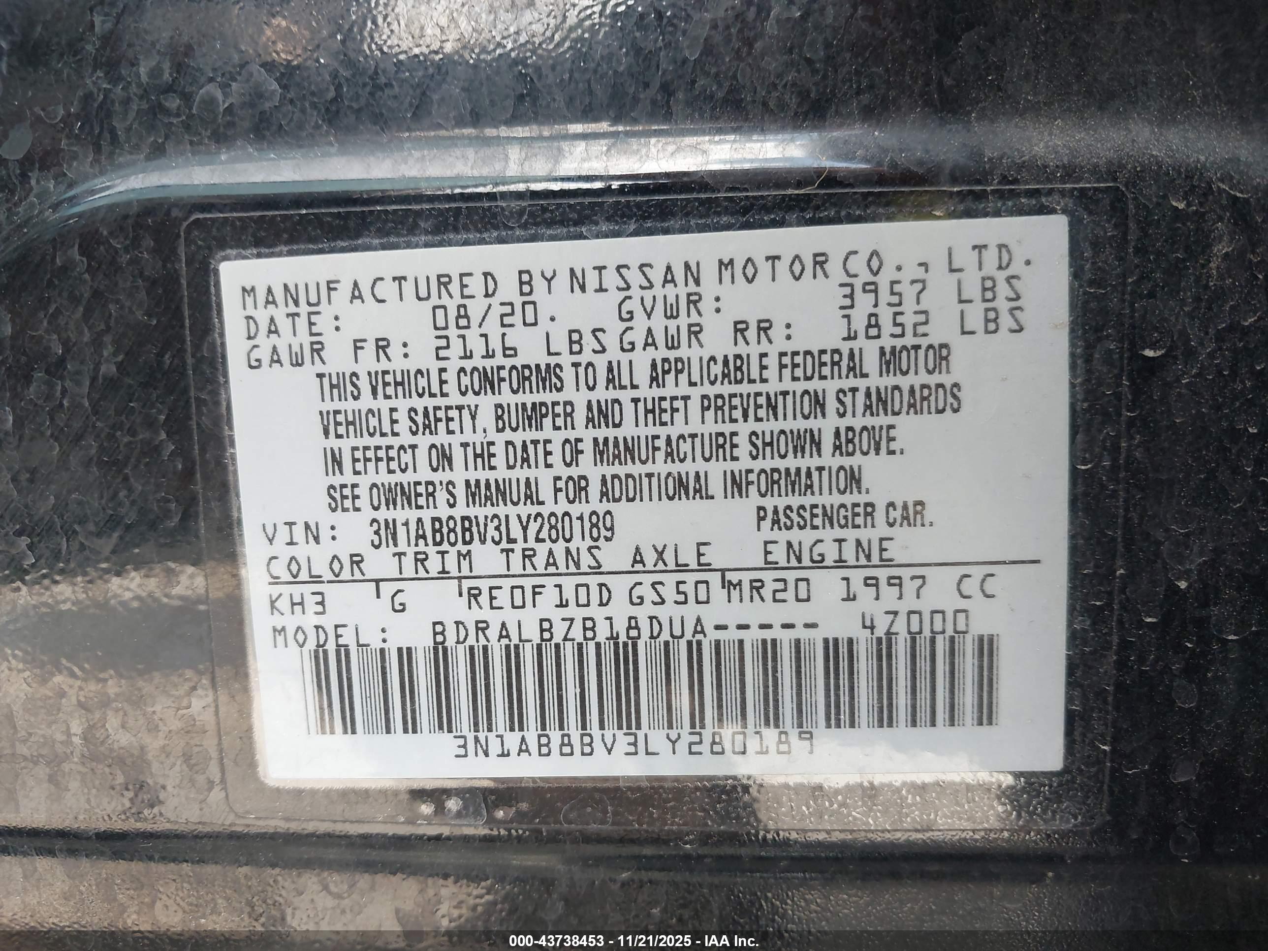 NISSAN SENTRA image 9