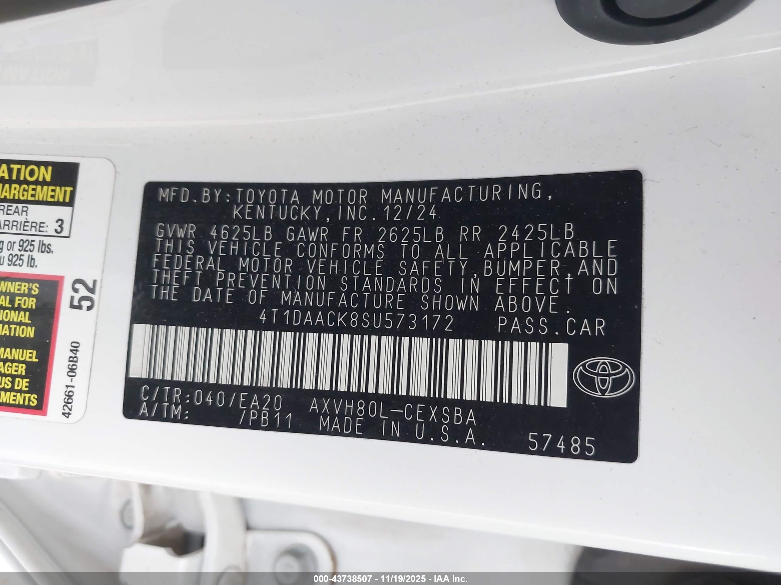 TOYOTA CAMRY image 9
