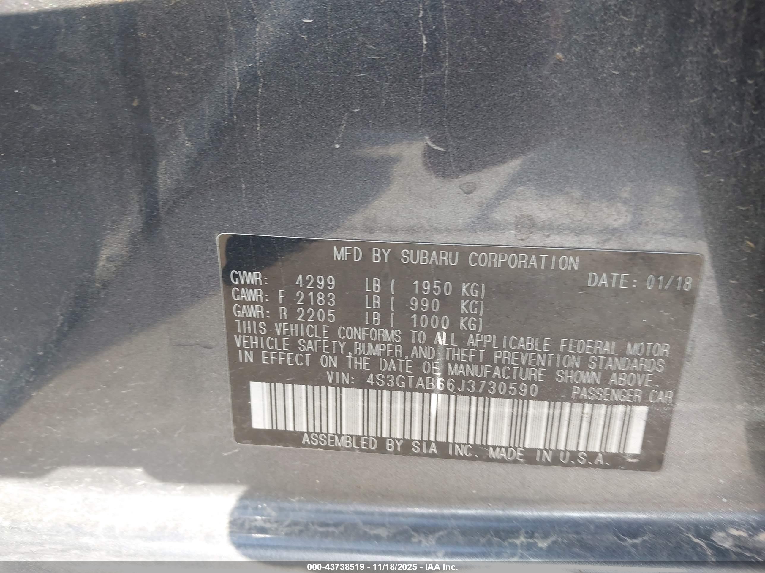 SUBARU IMPREZA image 9