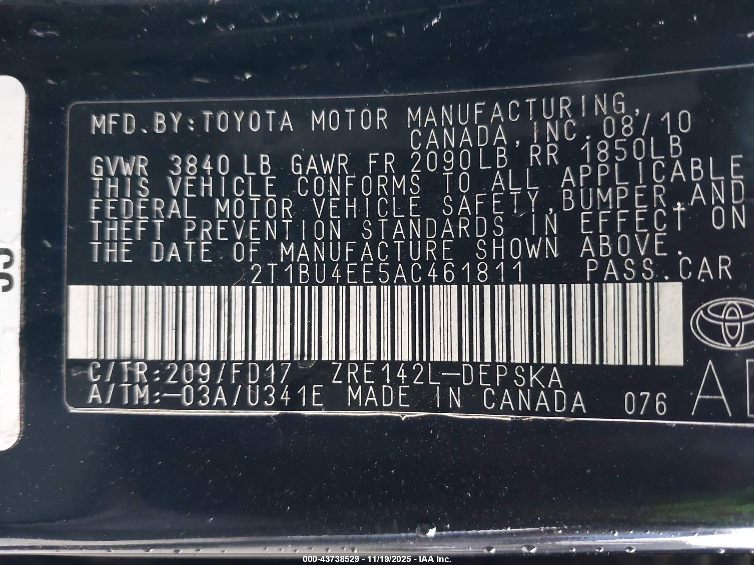 TOYOTA COROLLA image 9