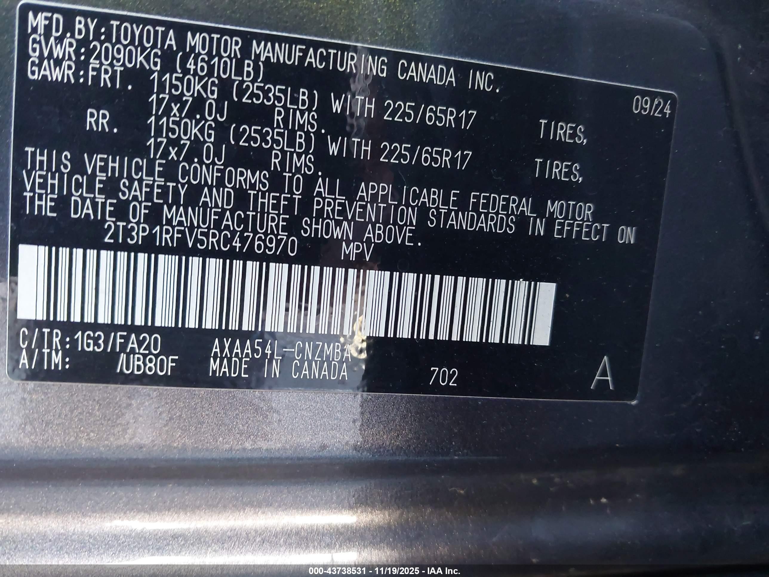 TOYOTA RAV4 image 9