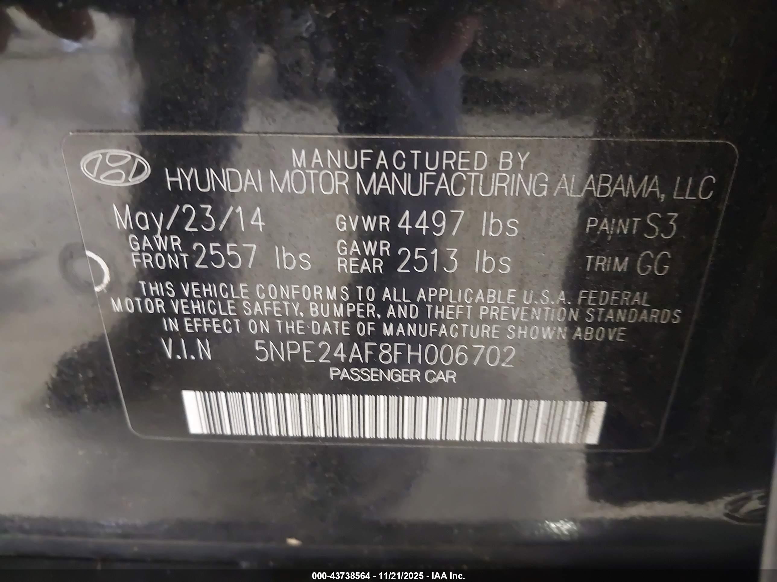 HYUNDAI SONATA image 9