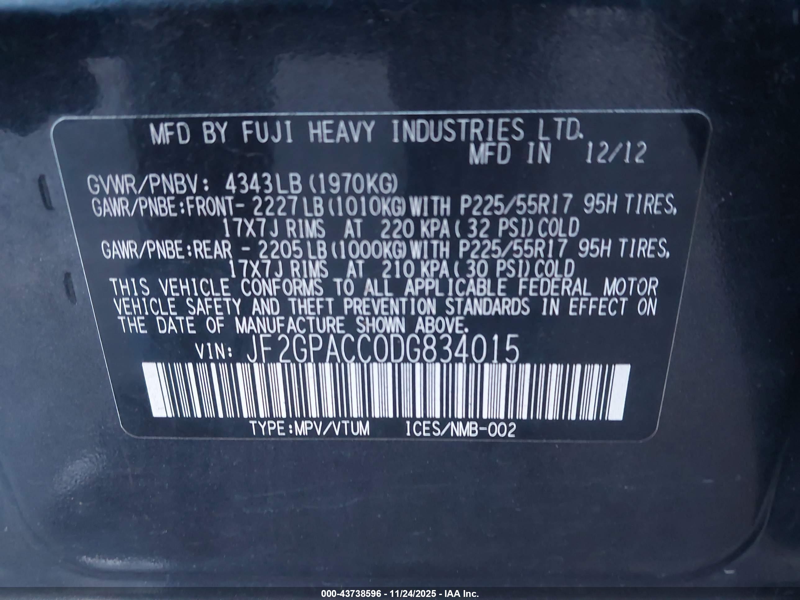 SUBARU XV image 9