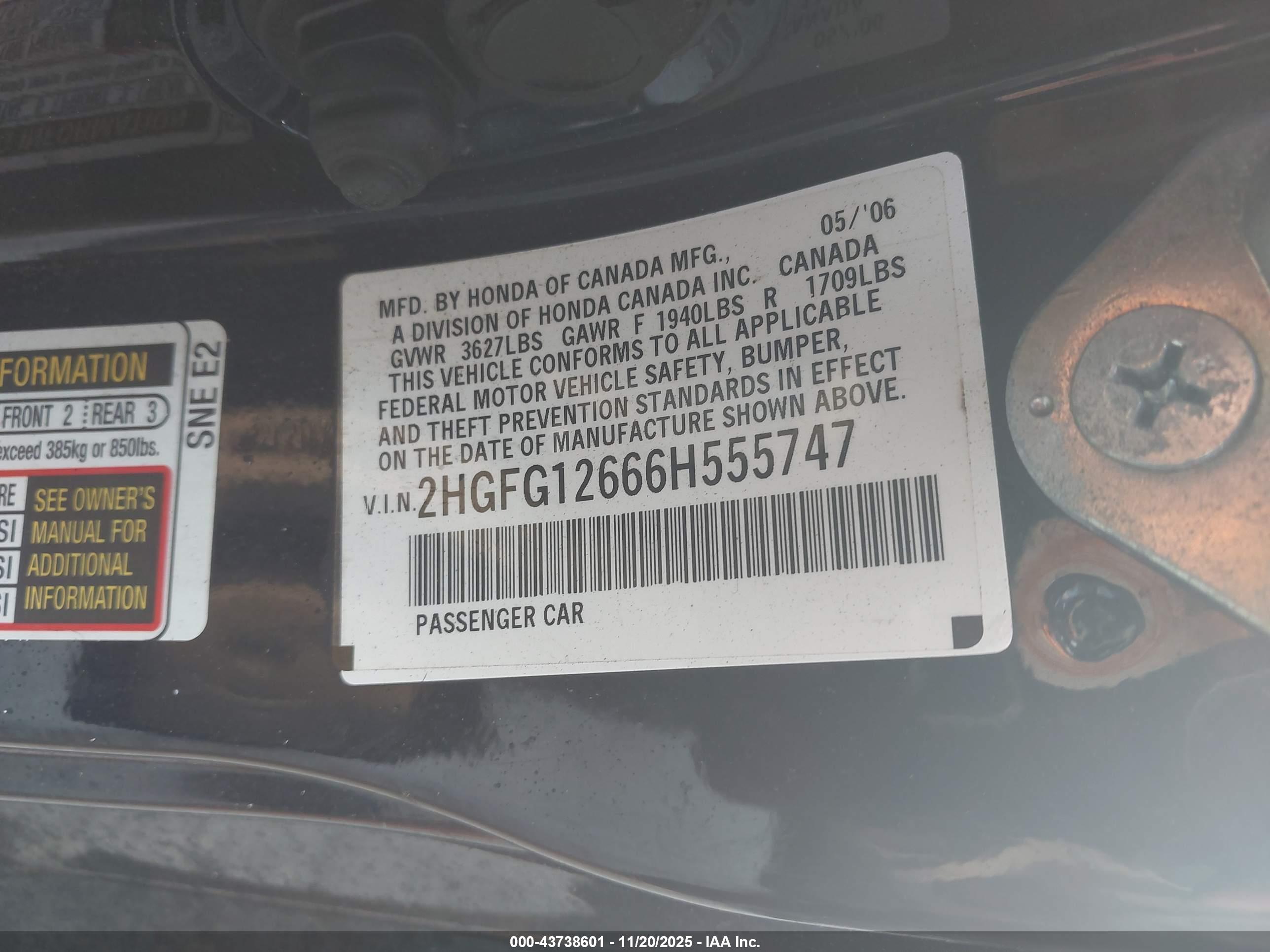 HONDA CIVIC image 9