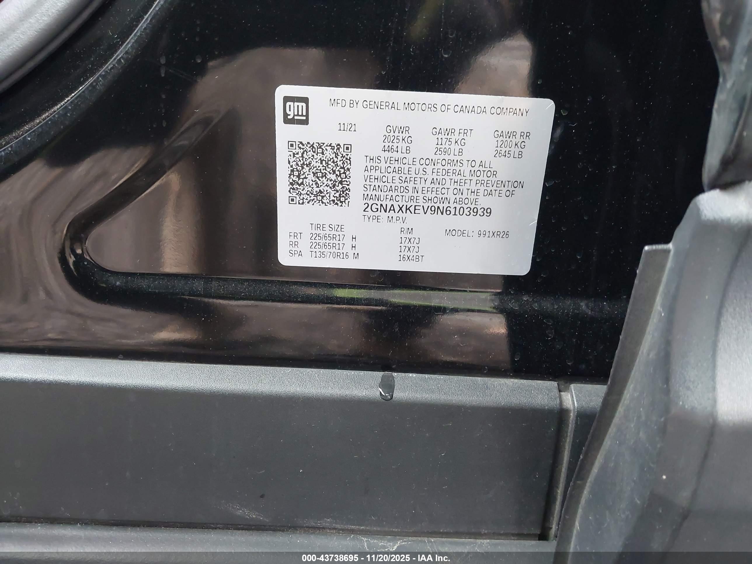 CHEVROLET EQUINOX image 9