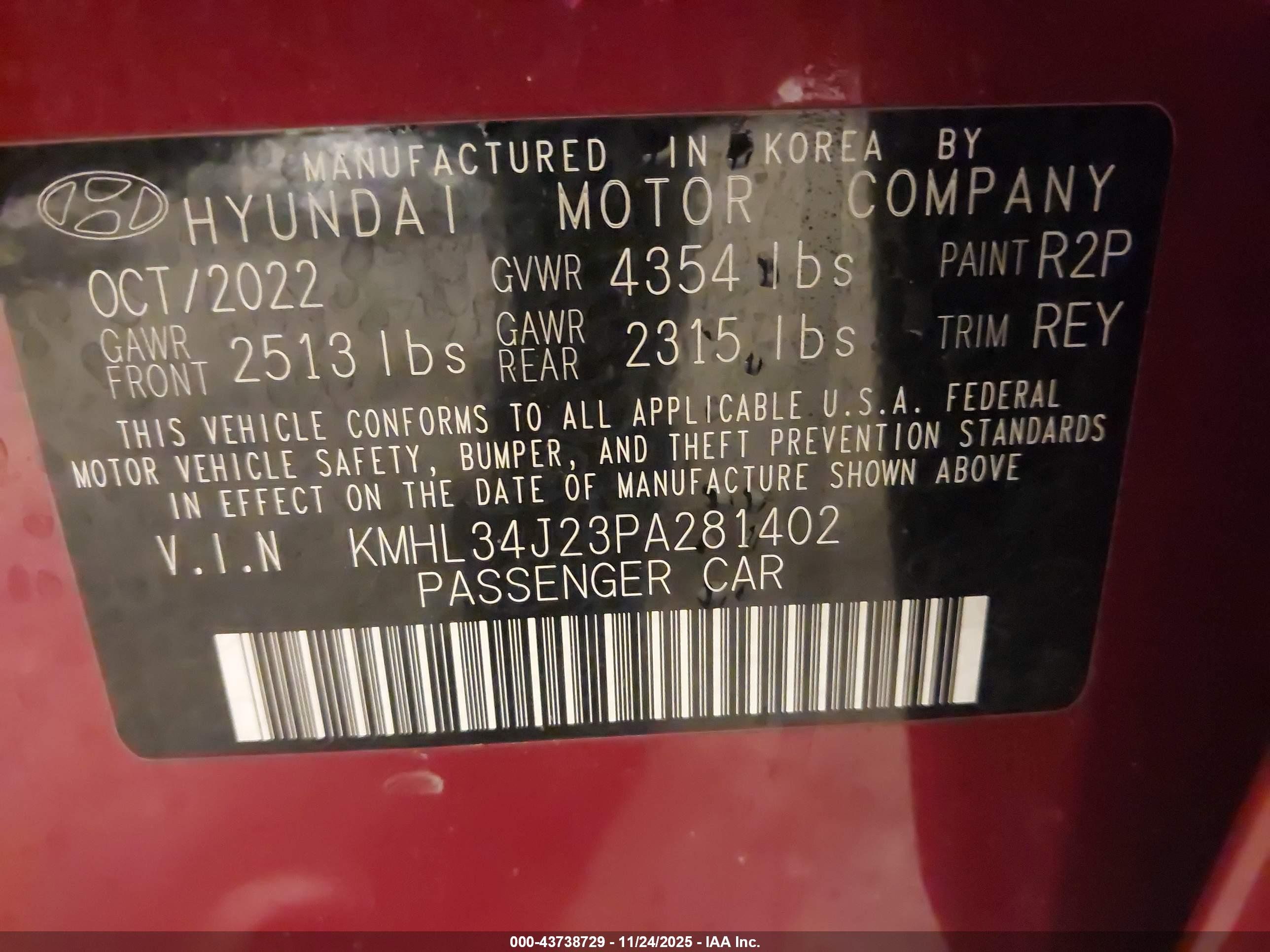 HYUNDAI SONATA image 9