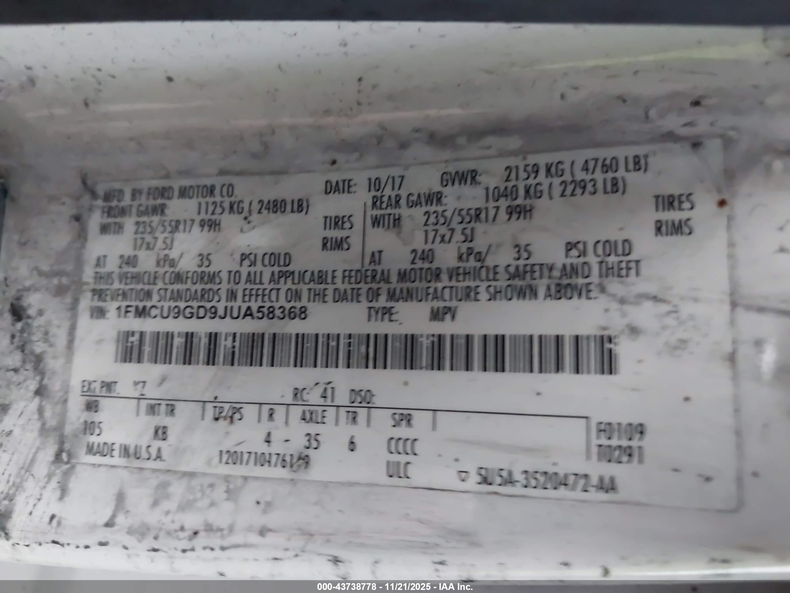 FORD ESCAPE image 9