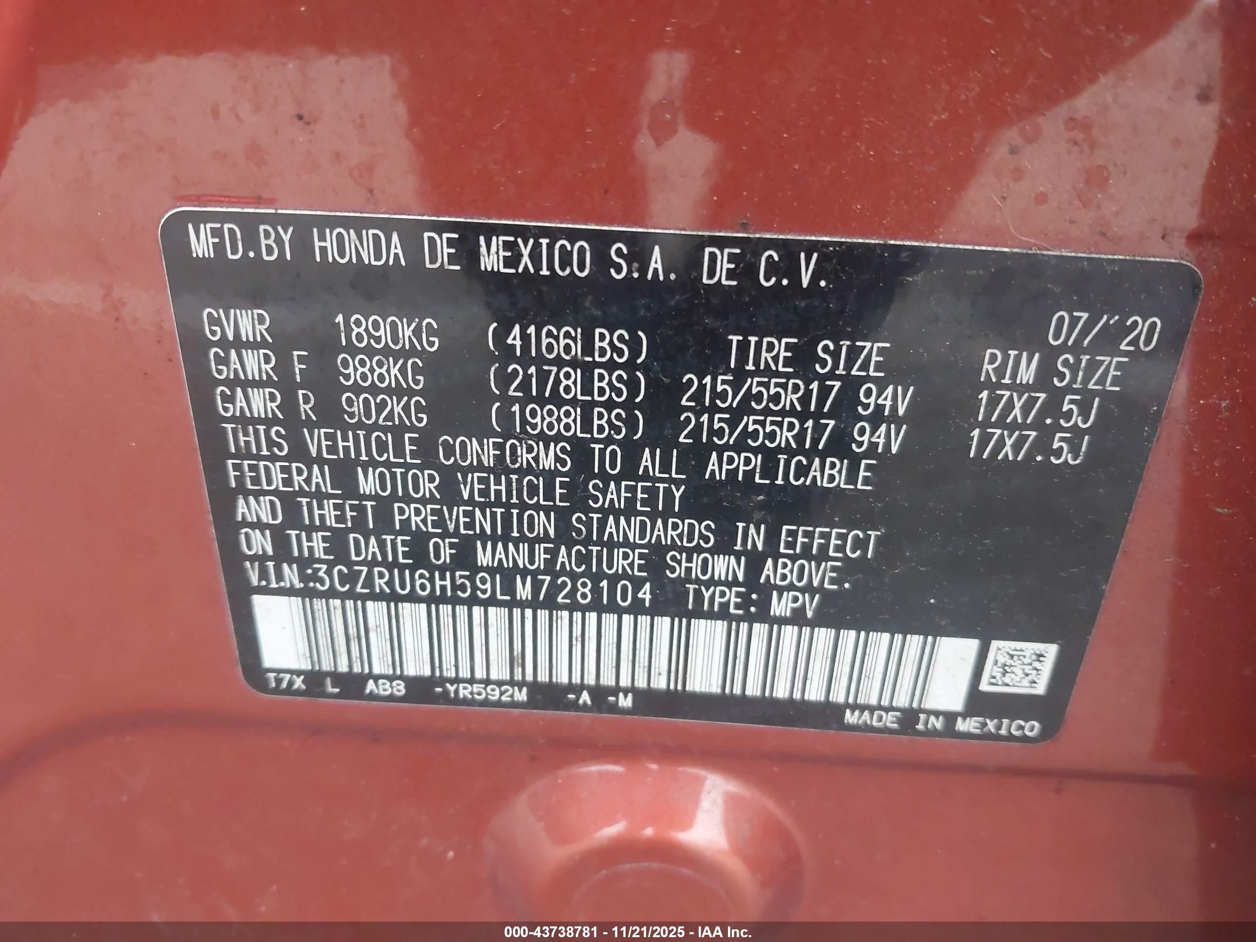 HONDA HR-V image 9