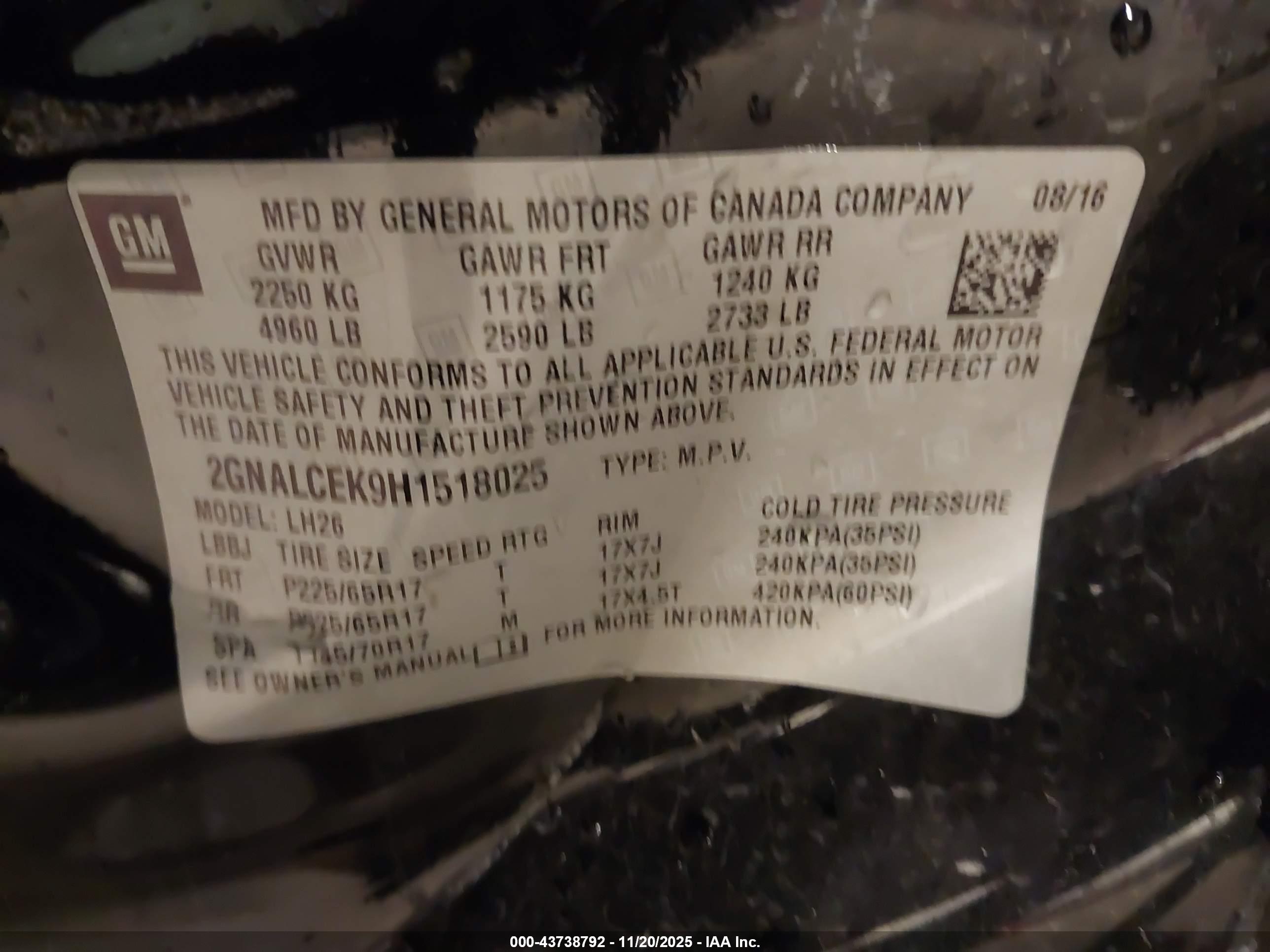 CHEVROLET EQUINOX image 9