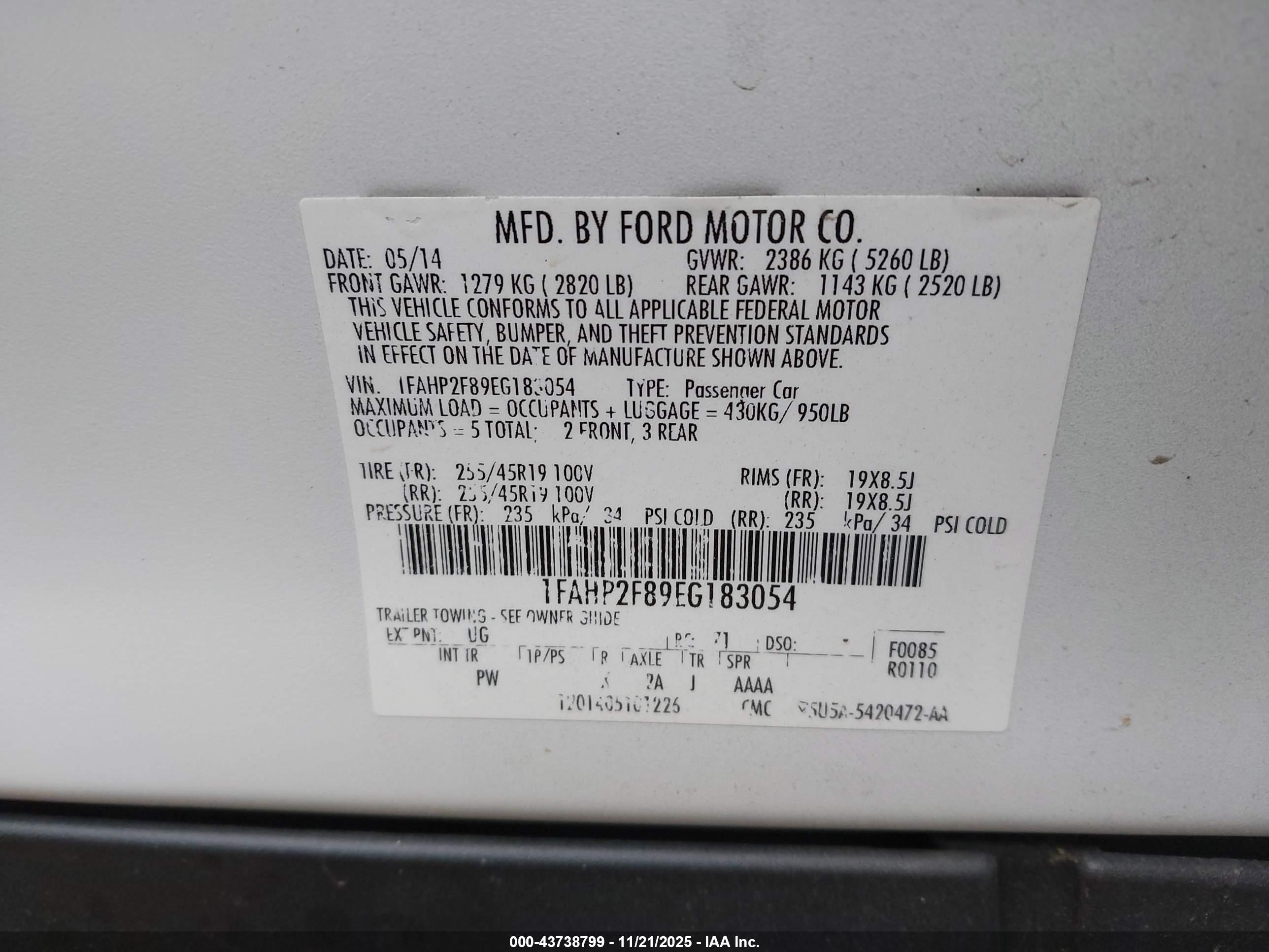 FORD TAURUS image 9