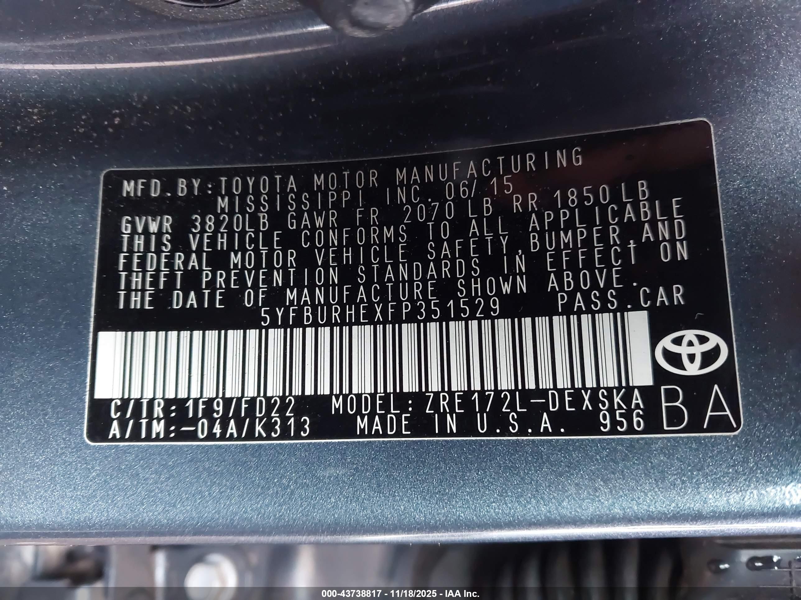 TOYOTA COROLLA image 9