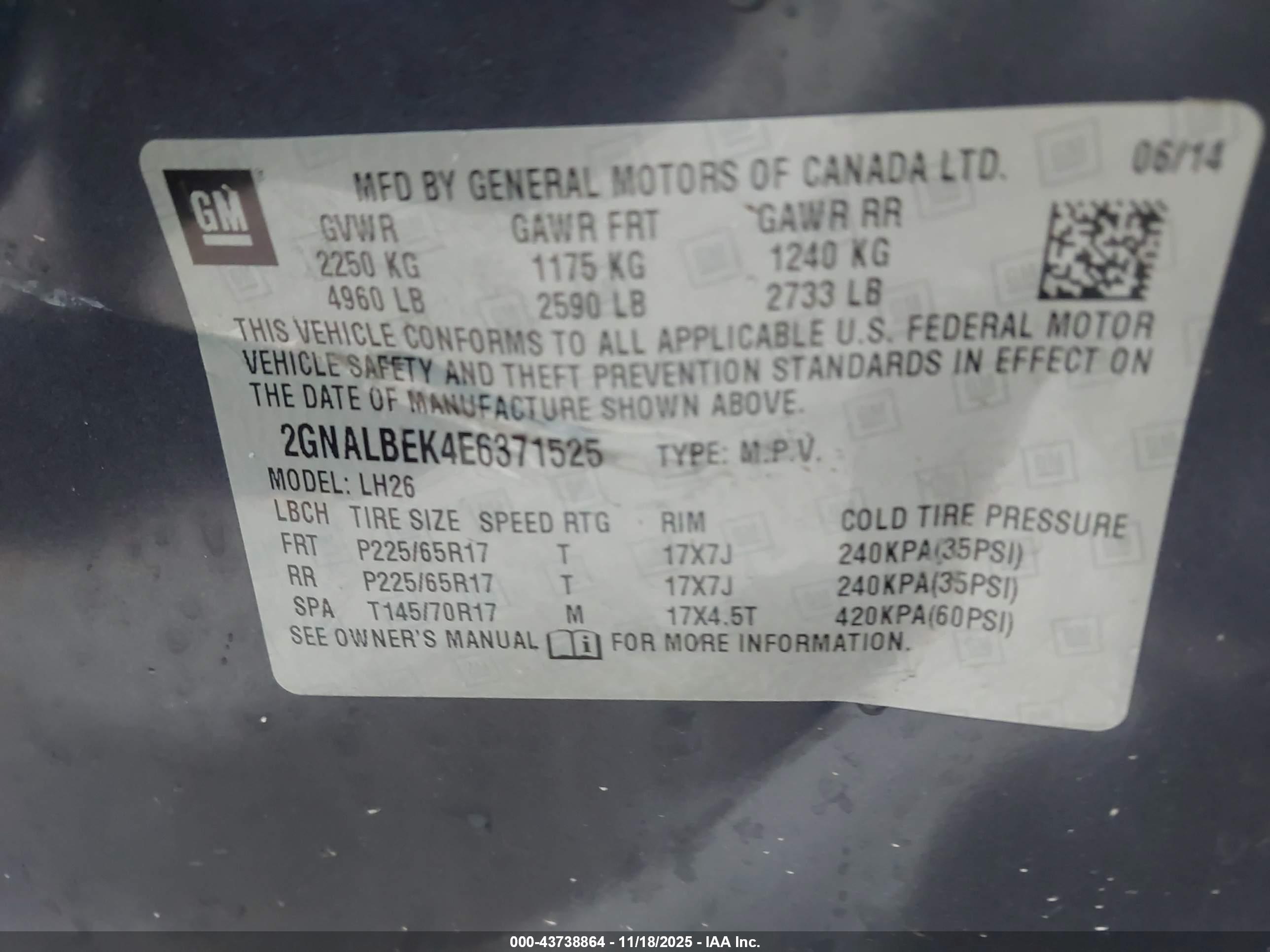 CHEVROLET EQUINOX image 9