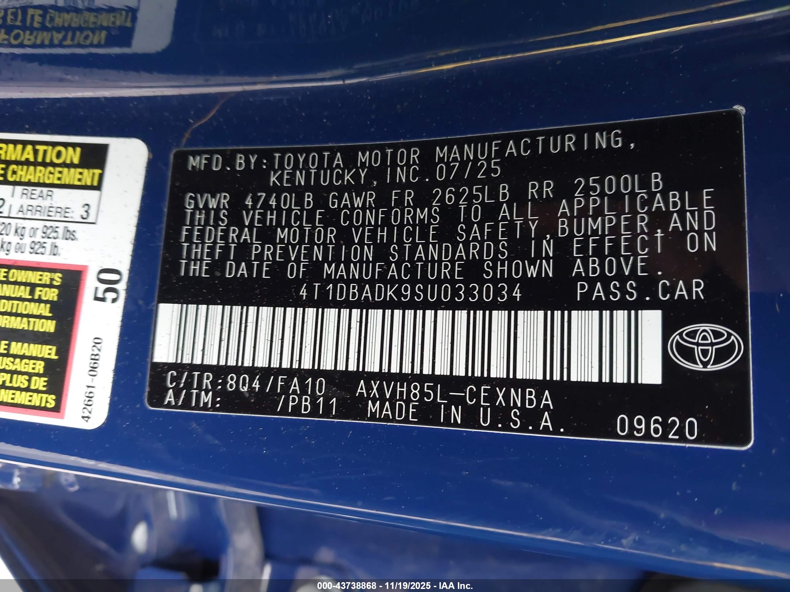 TOYOTA CAMRY image 9