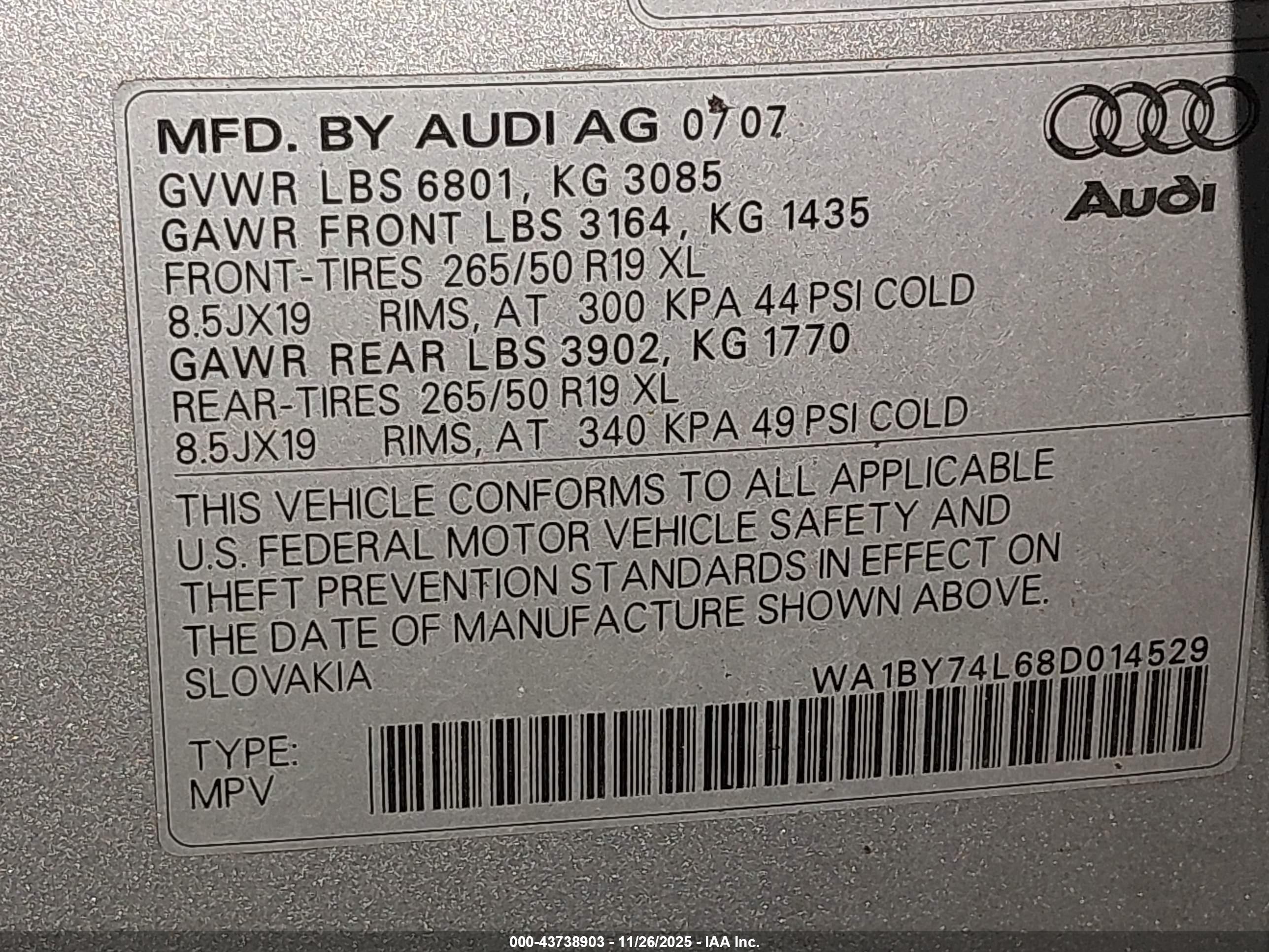 AUDI Q7 image 9