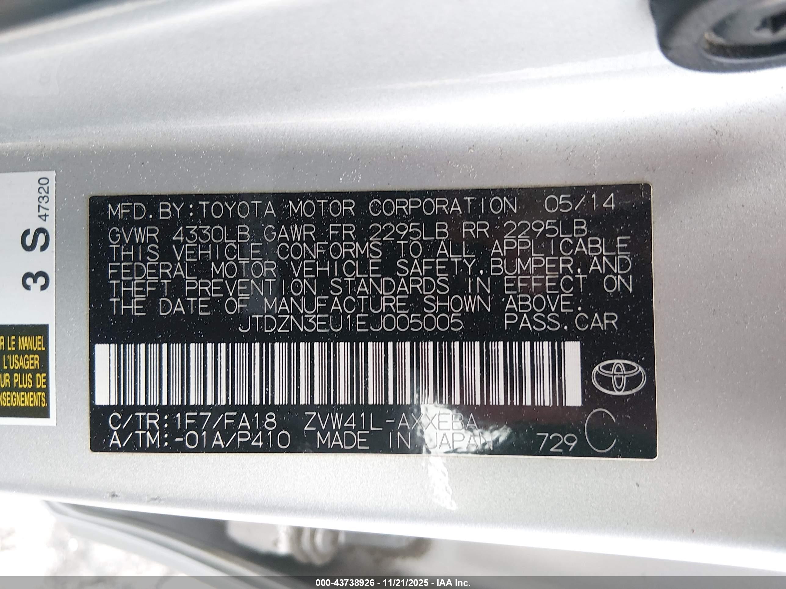 TOYOTA PRIUS image 9