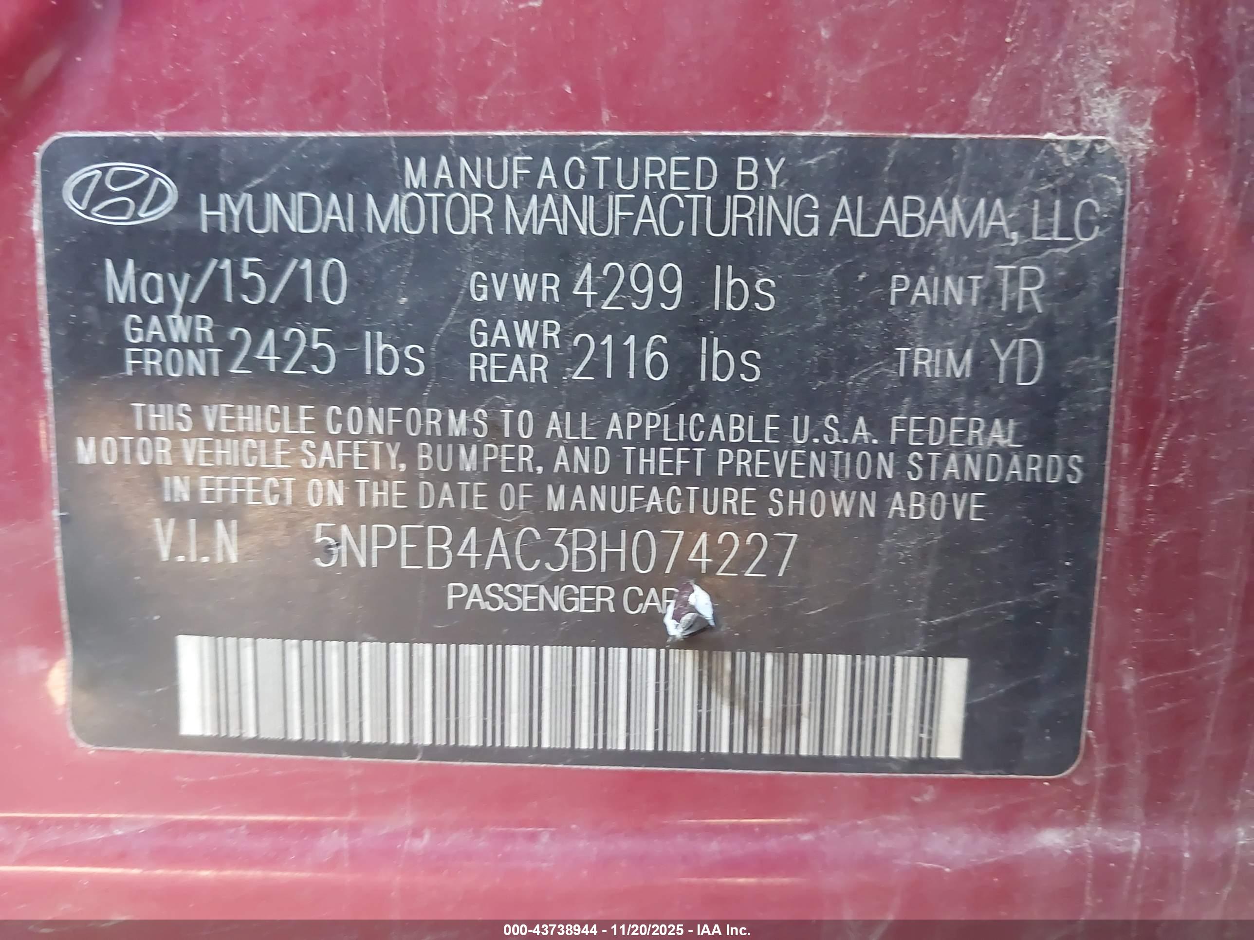 HYUNDAI SONATA image 9