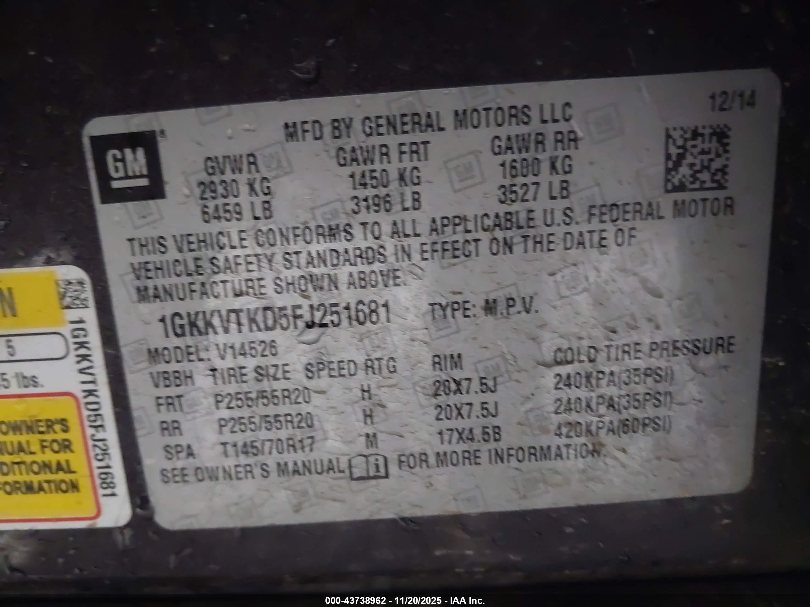 GMC ACADIA image 9