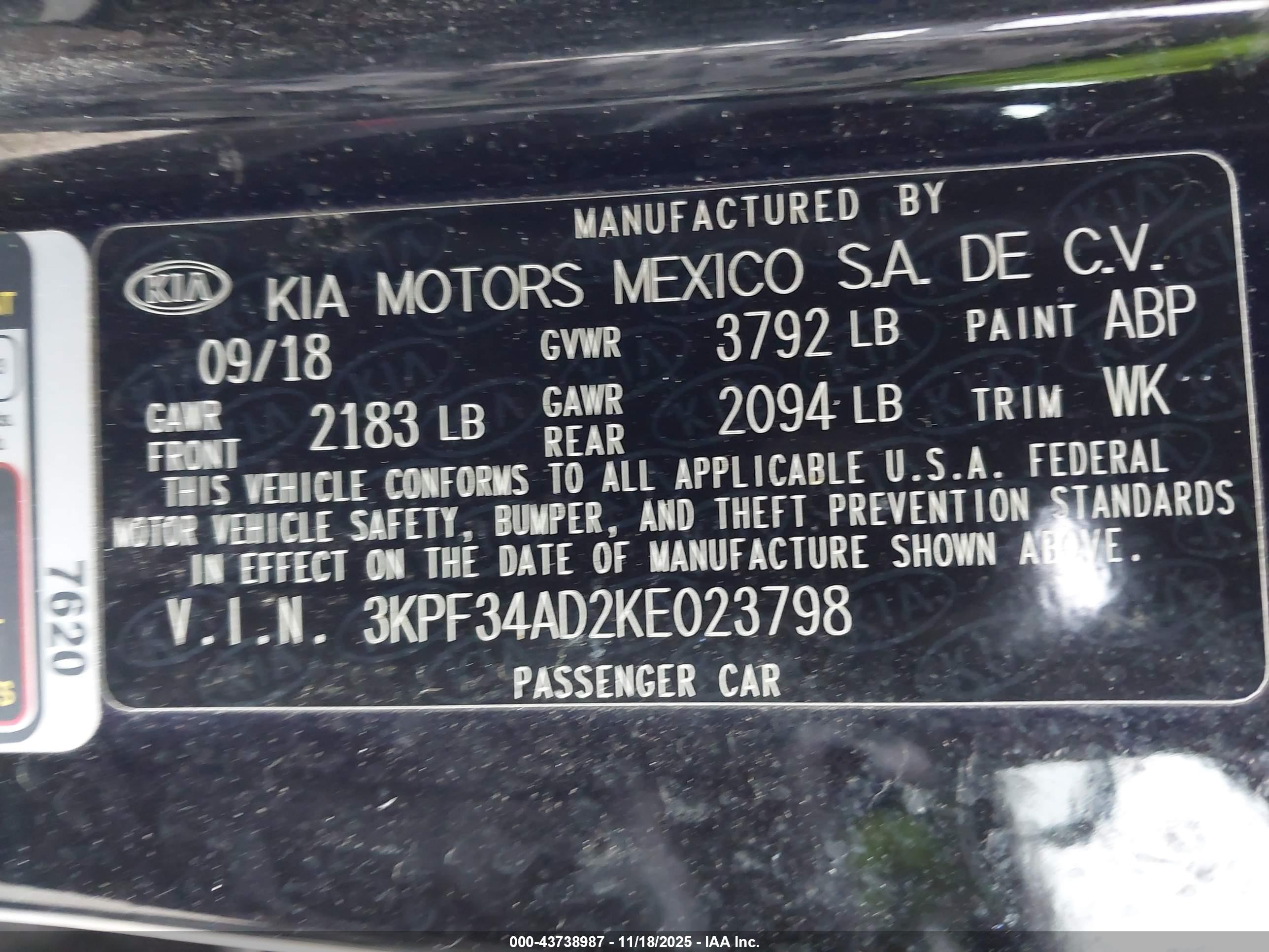KIA FORTE image 9